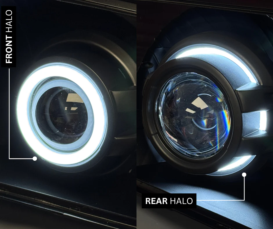 SRQ Fab LED Retrofit Headlights - Switchback Halos For Tundra (2005-2006) - Image 3