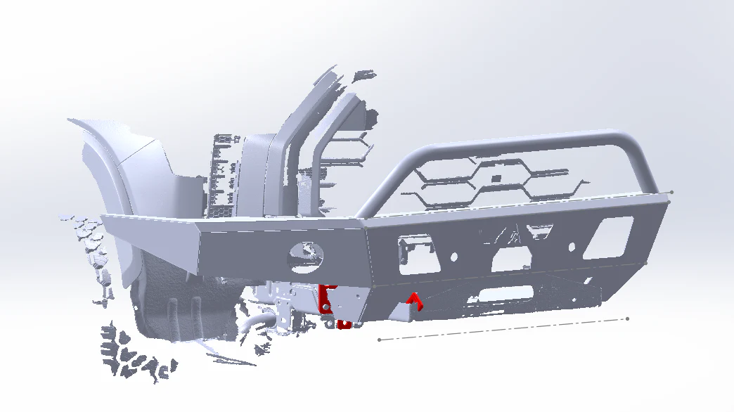 SRQ Fab Modular Front Bumper For Tundra (2022-Current) - Image 8