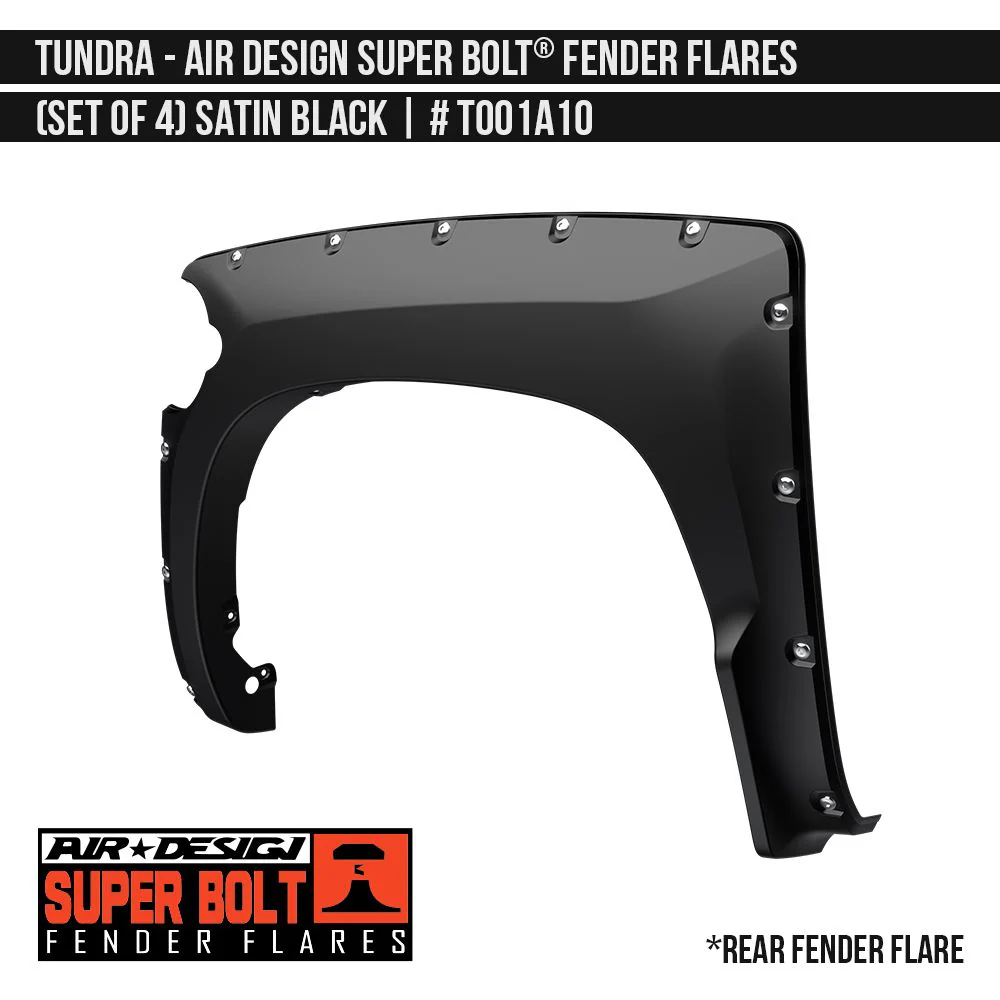 Air Design Super Bolt Fender Flare Set For Tundra (2014-2021) - Image 5
