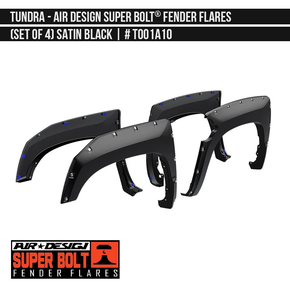 Air Design Super Bolt Fender Flare Set For Tundra (2014-2021) - Image 9