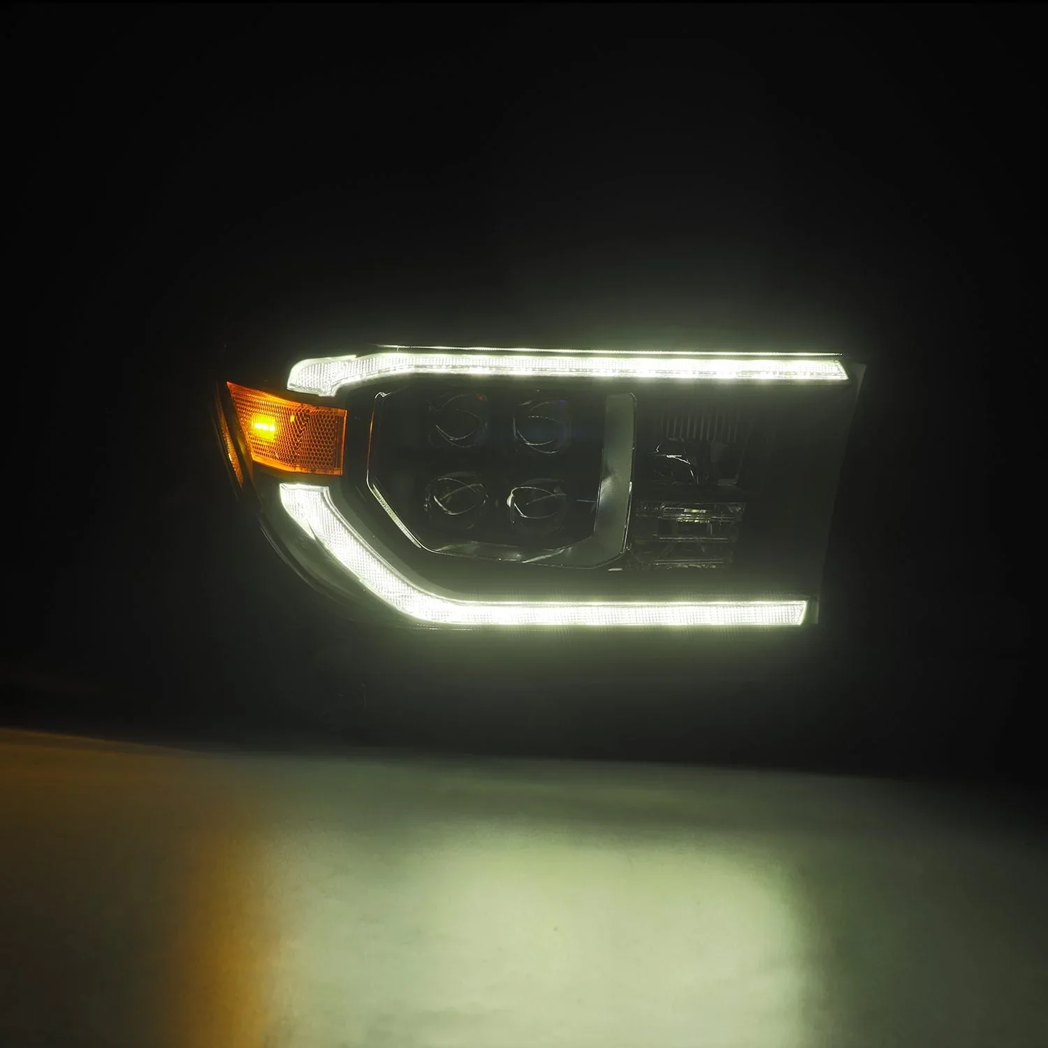 Alpharex MK II NOVA Series Black LED Projector Headlights (2007-2013) - Image 4
