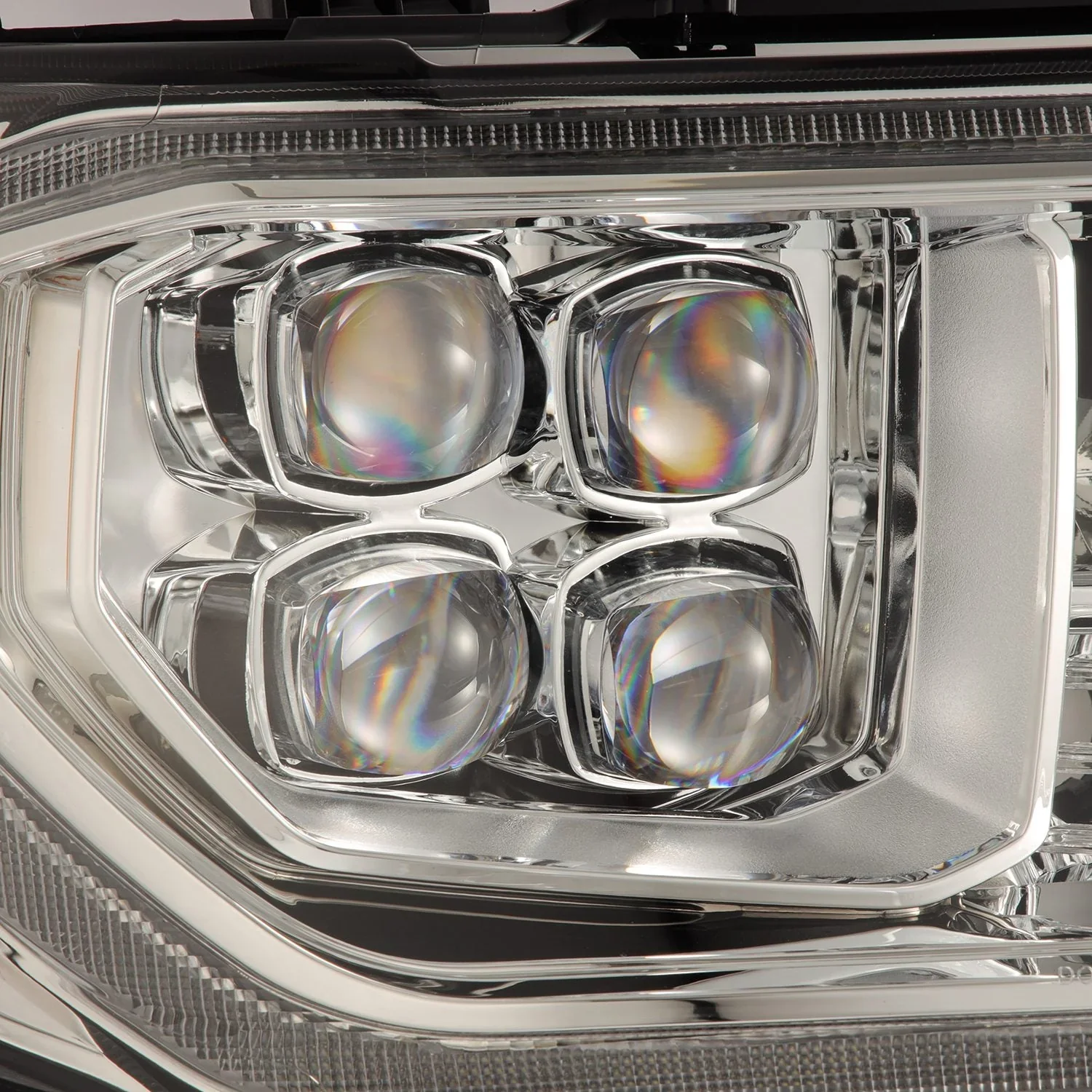 Alpharex MK II NOVA Series Chrome LED Projector Headlights (2007-2013) - Image 12