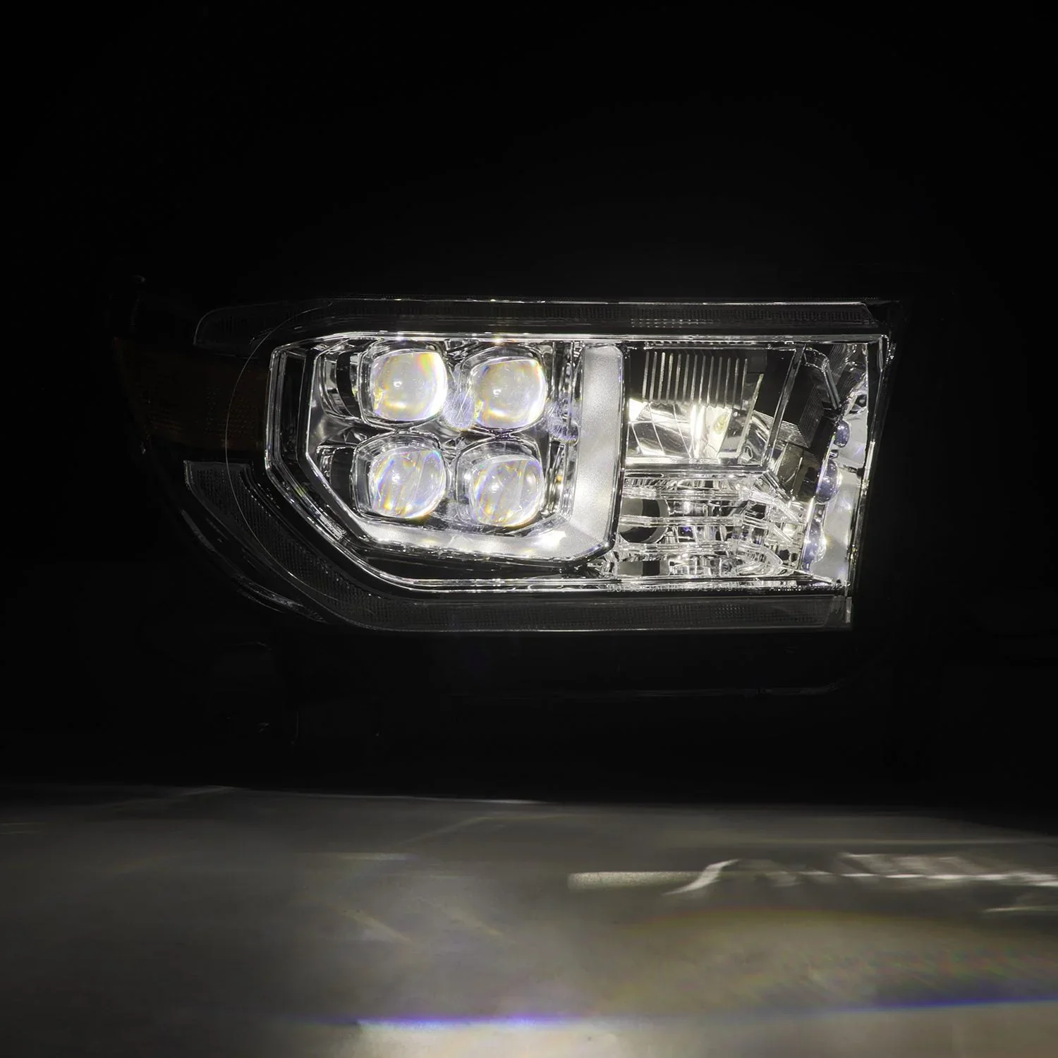 Alpharex MK II NOVA Series Chrome LED Projector Headlights (2007-2013) - Image 3