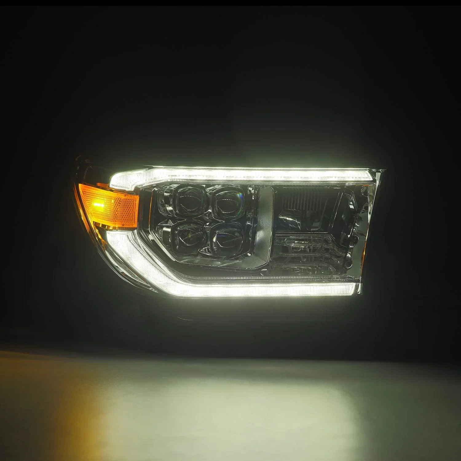 Alpharex MK II NOVA Series Chrome LED Projector Headlights (2007-2013) - Image 5