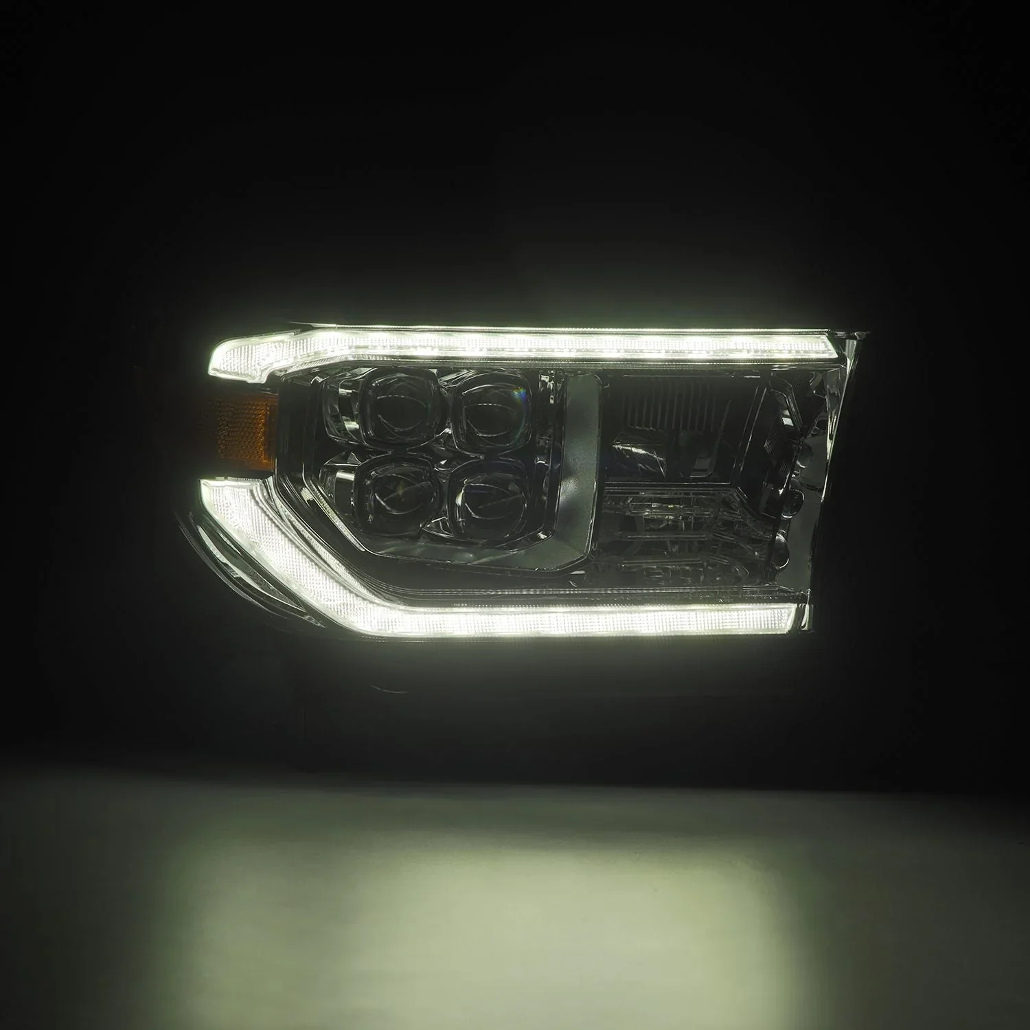 Alpharex MK II NOVA Series Chrome LED Projector Headlights (2007-2013) - Image 6