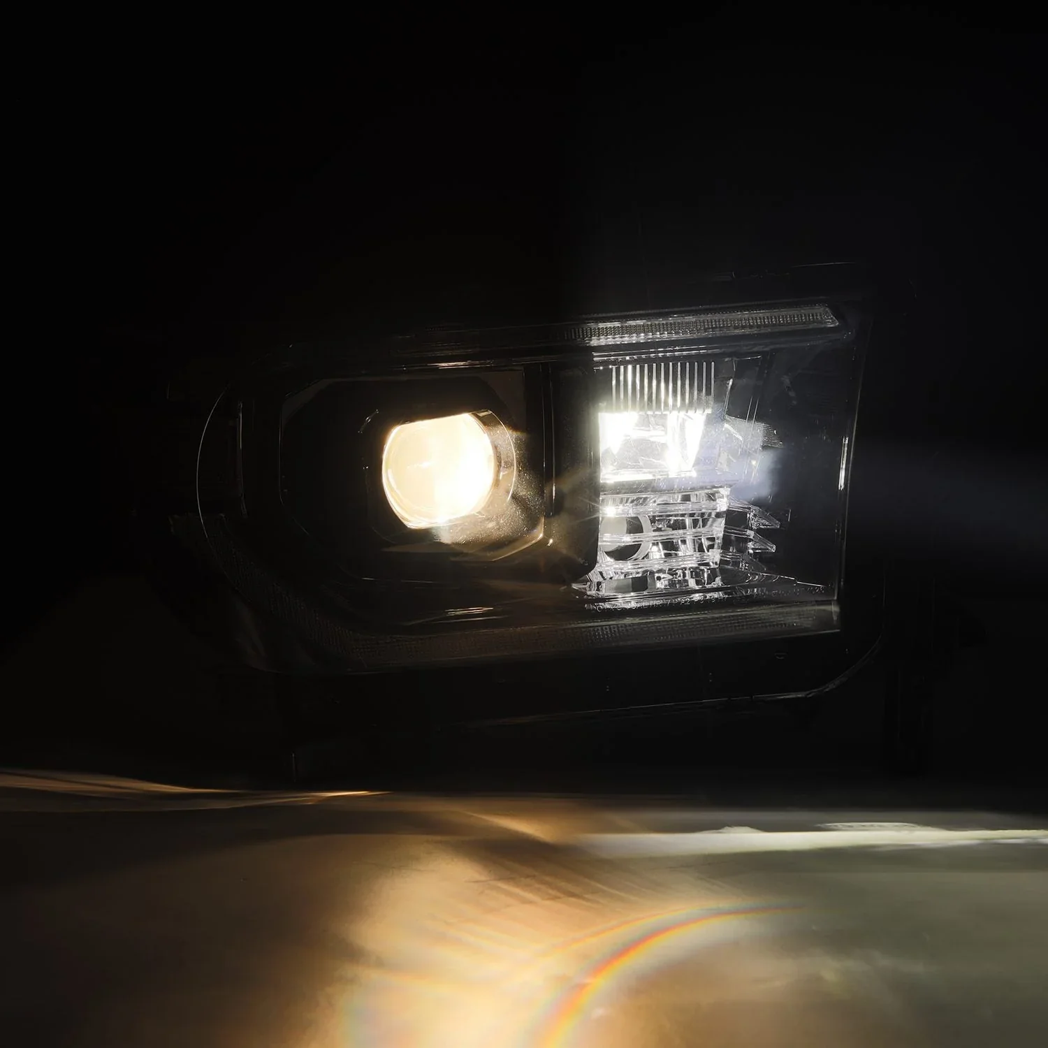 Alpharex MK II PRO Series Alpha-Black Halogen Projector Headlights (2007-2013) - Image 6