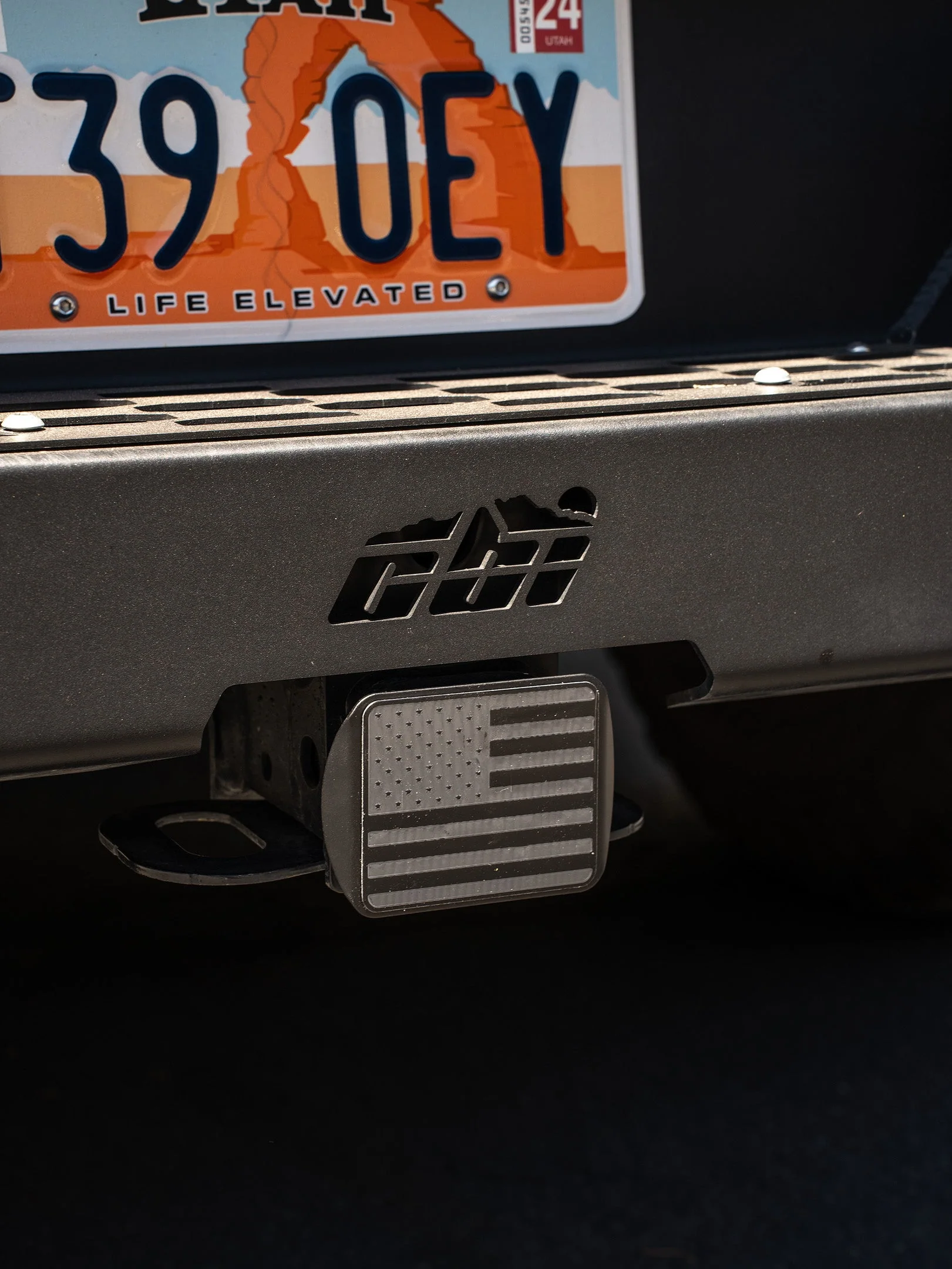 American Flag Hitch Cover - Image 5