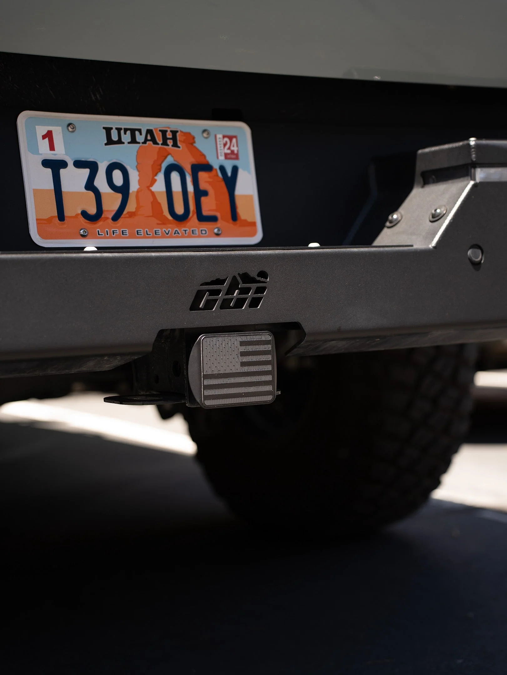 American Flag Hitch Cover - Image 7