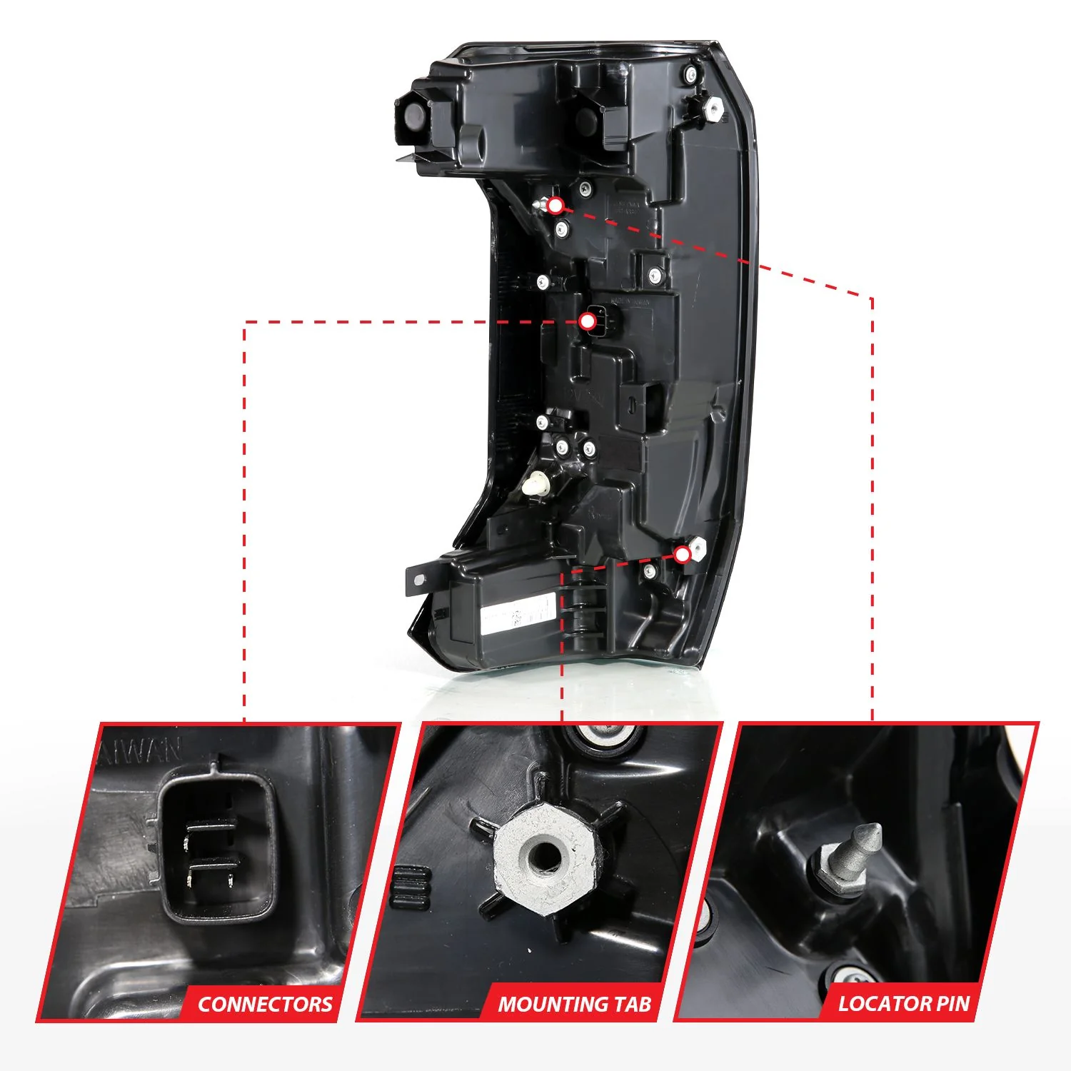 Anzo Full LED Tail Lights Black Lens For Tundra (2022-Current) - Image 4