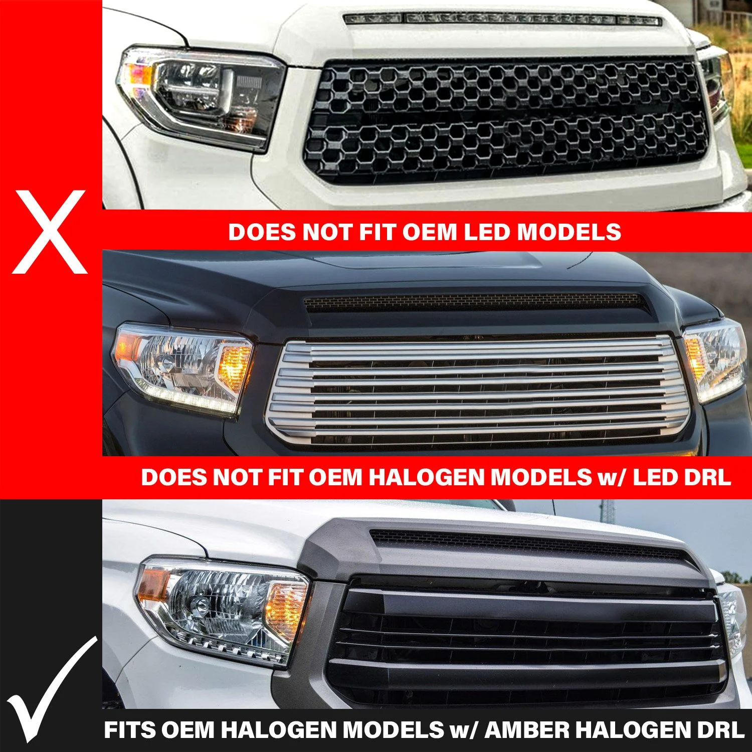 Anzo Projector LED Bar Style Switchback Chrome Headlights For Tundra (2014-2017) - Image 2
