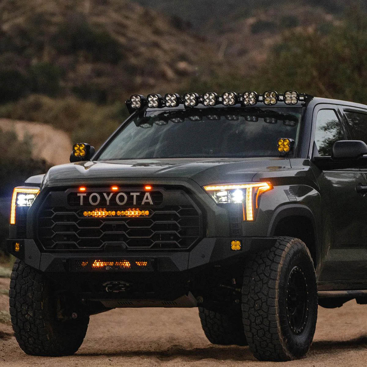 Baja Designs 9XL Linkable Roof Bar Kit For Tundra (2022-Current)