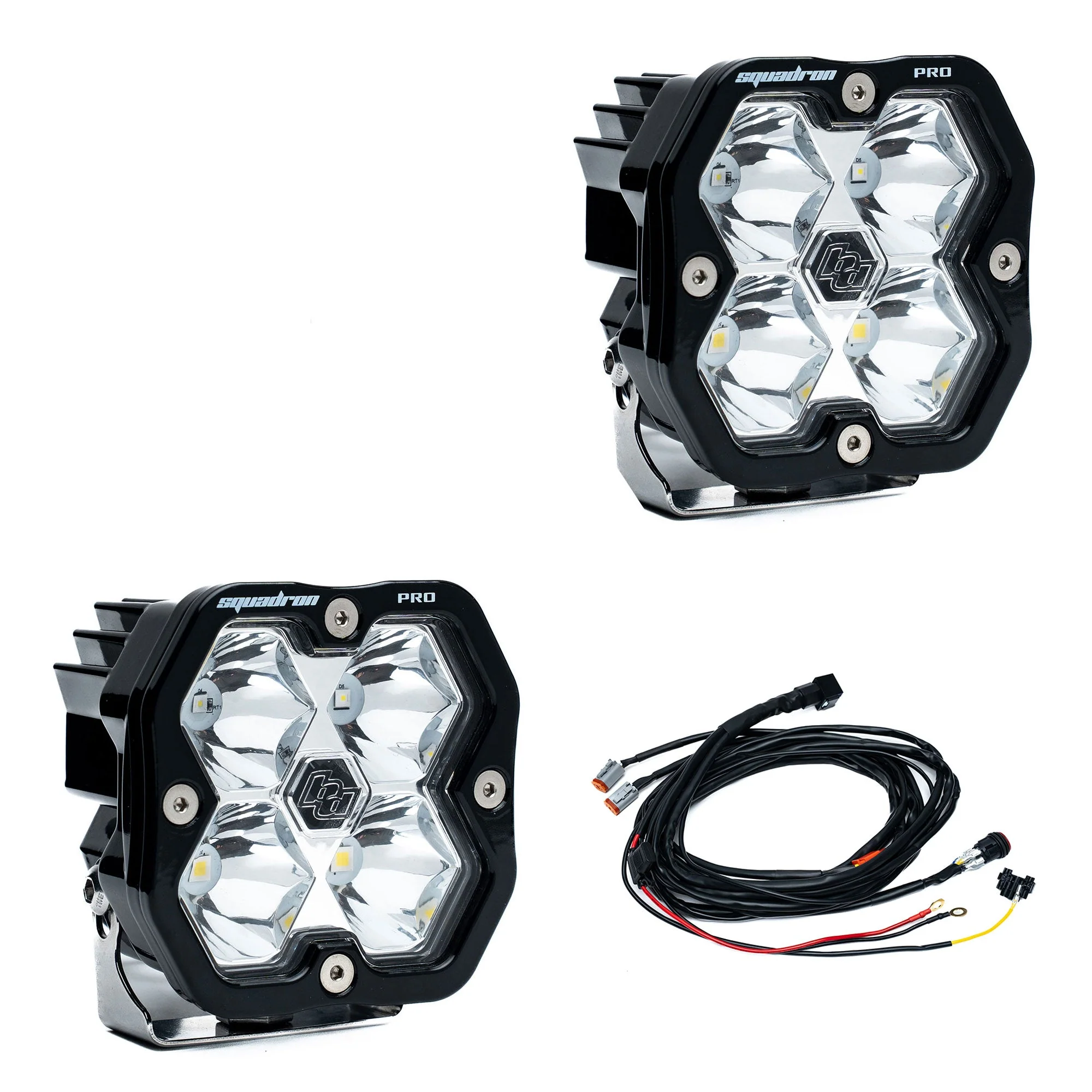 Baja Designs Squadron 2.0 Pro Black LED Auxiliary Light Pod Pair - Image 2