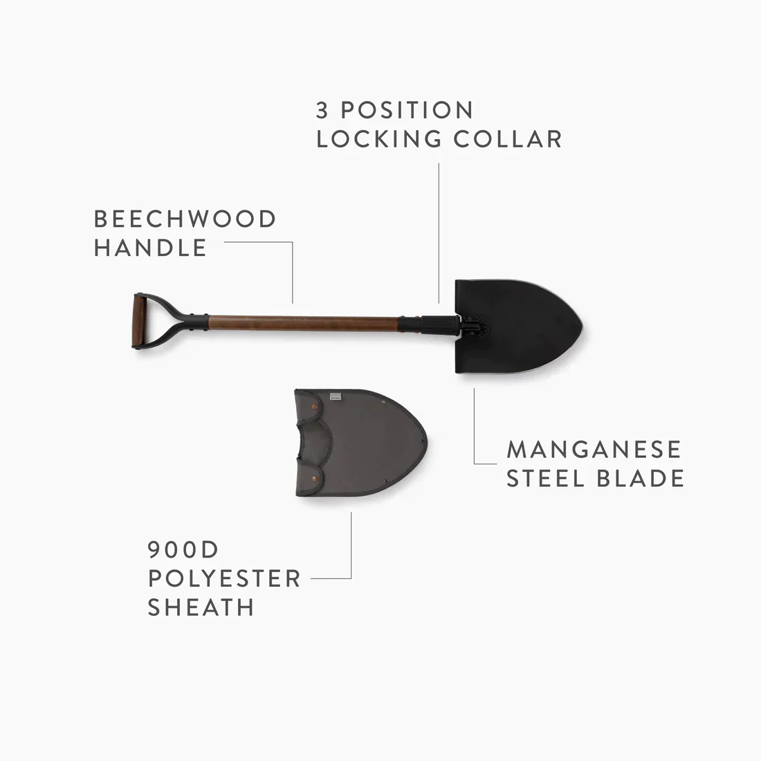 Barebones Folding Shovel - Image 3