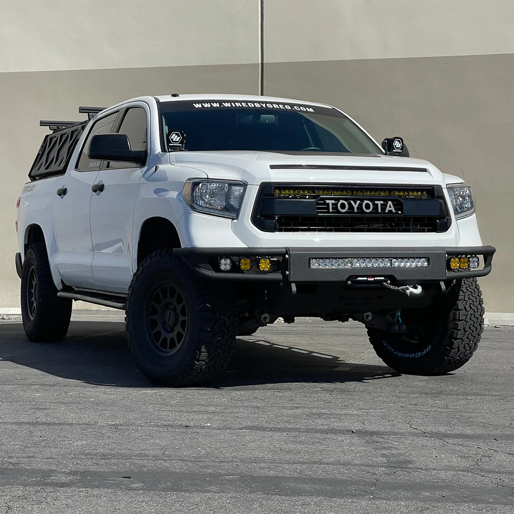 Cali Raised Octane Diablo Front Winch Bumper For Tundra (2014-2021) - Image 4
