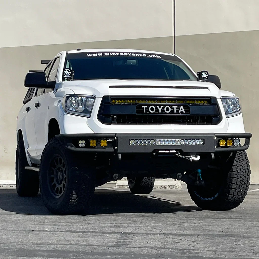 Cali Raised Octane Diablo Front Winch Bumper For Tundra (2014-2021) - Image 5