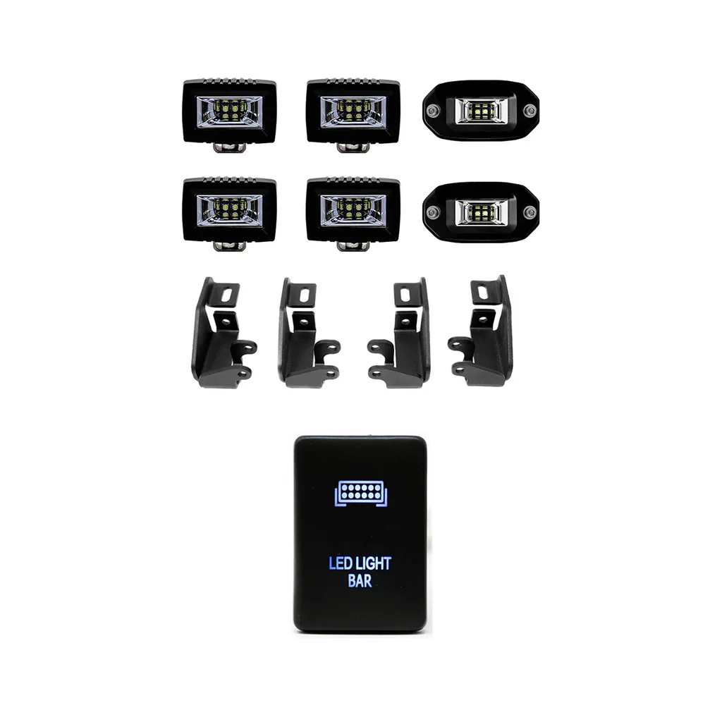 Cali Raised Premium Roof Rack Lighting Kit For Tundra - Image 25