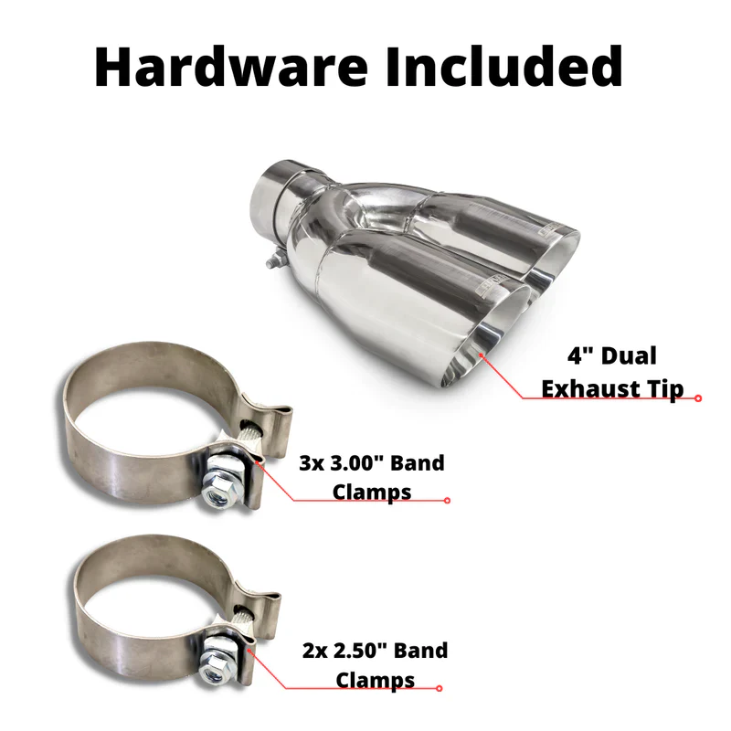 Carven Exhaust Clamp-Back Exhaust System 4" Dual Tip For Tundra (2022-Current) - Image 9