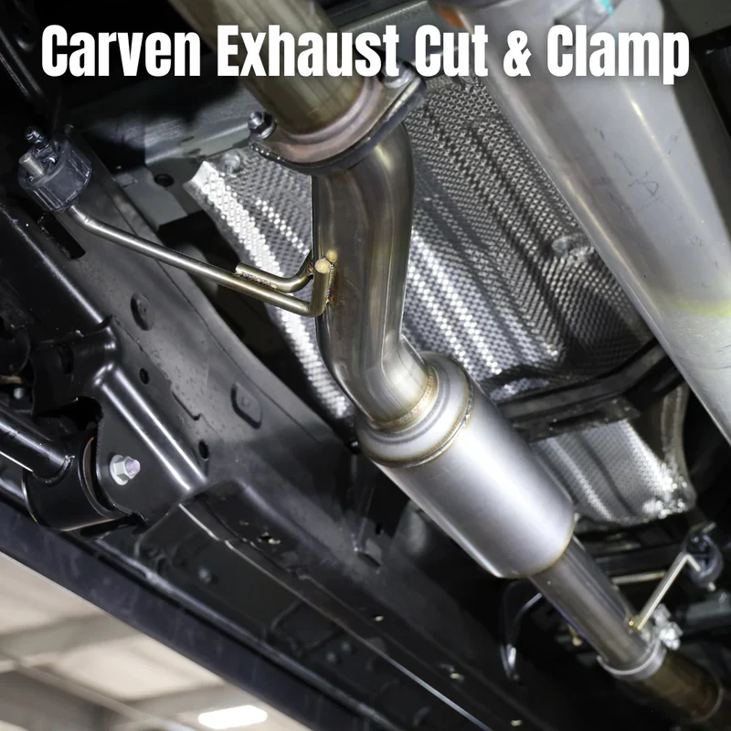 Carven Exhaust Cut & Clamp Muffler Replacement Kit For Tundra (2022-Current) - Image 5