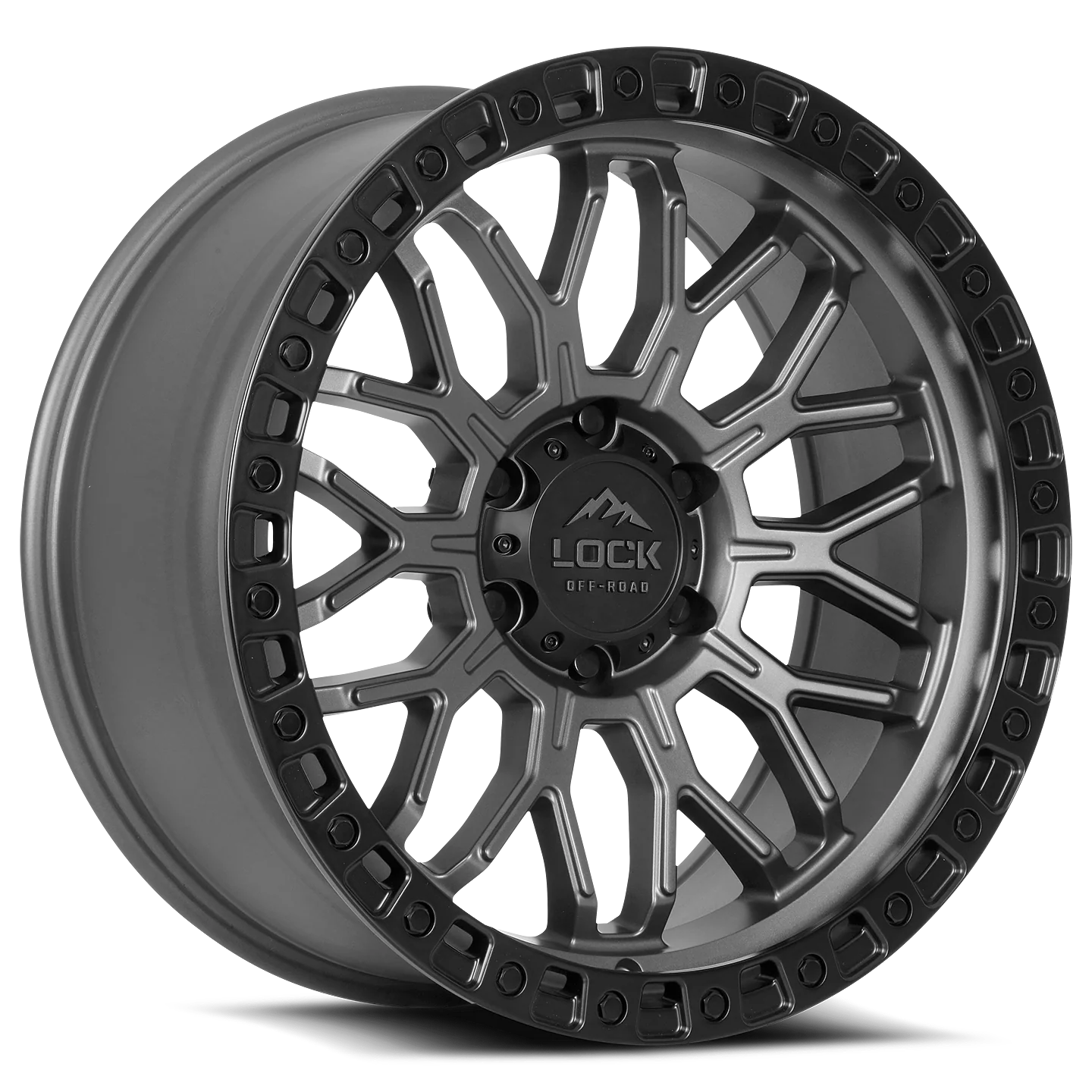 Lock Off-Road Wheels Combat Matte Grey