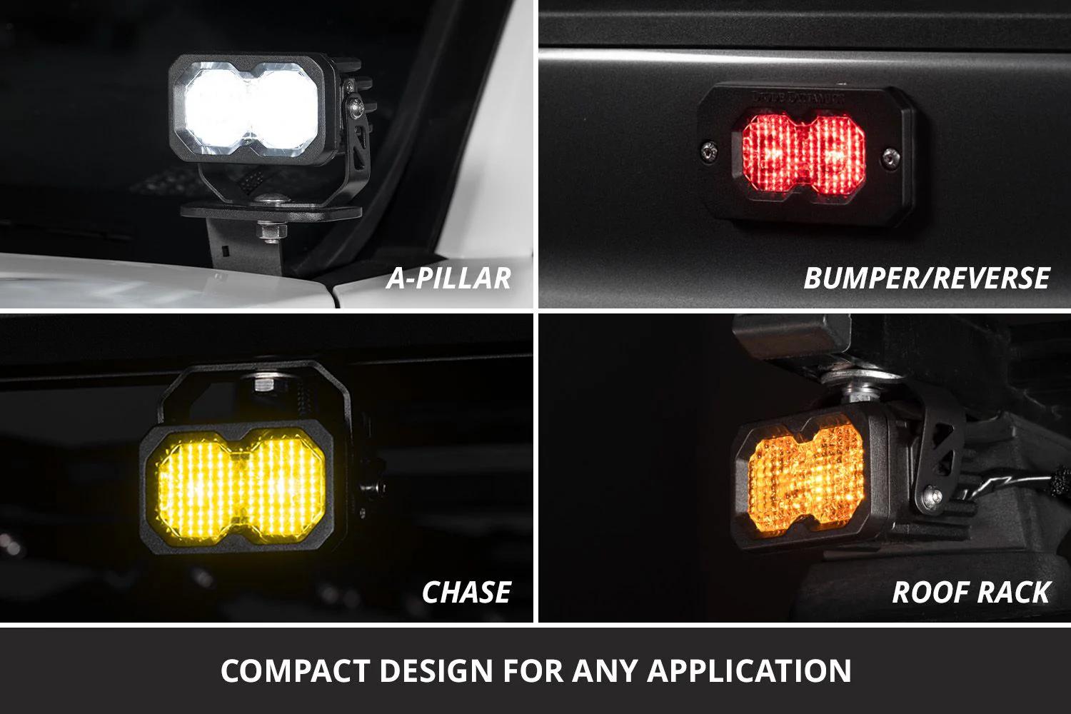 Diode Dynamics C2 2.0 SAE Yellow Max LED Pod (pair) - Image 4