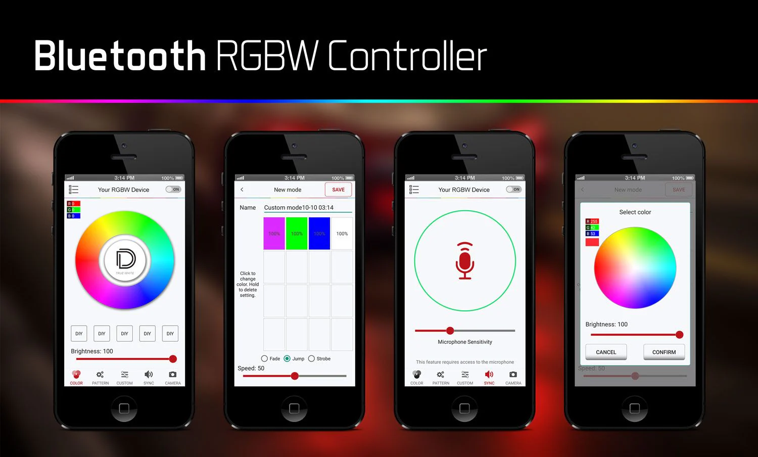 Diode Dynamics M8 RGBW Bluetooth Controller - Image 4