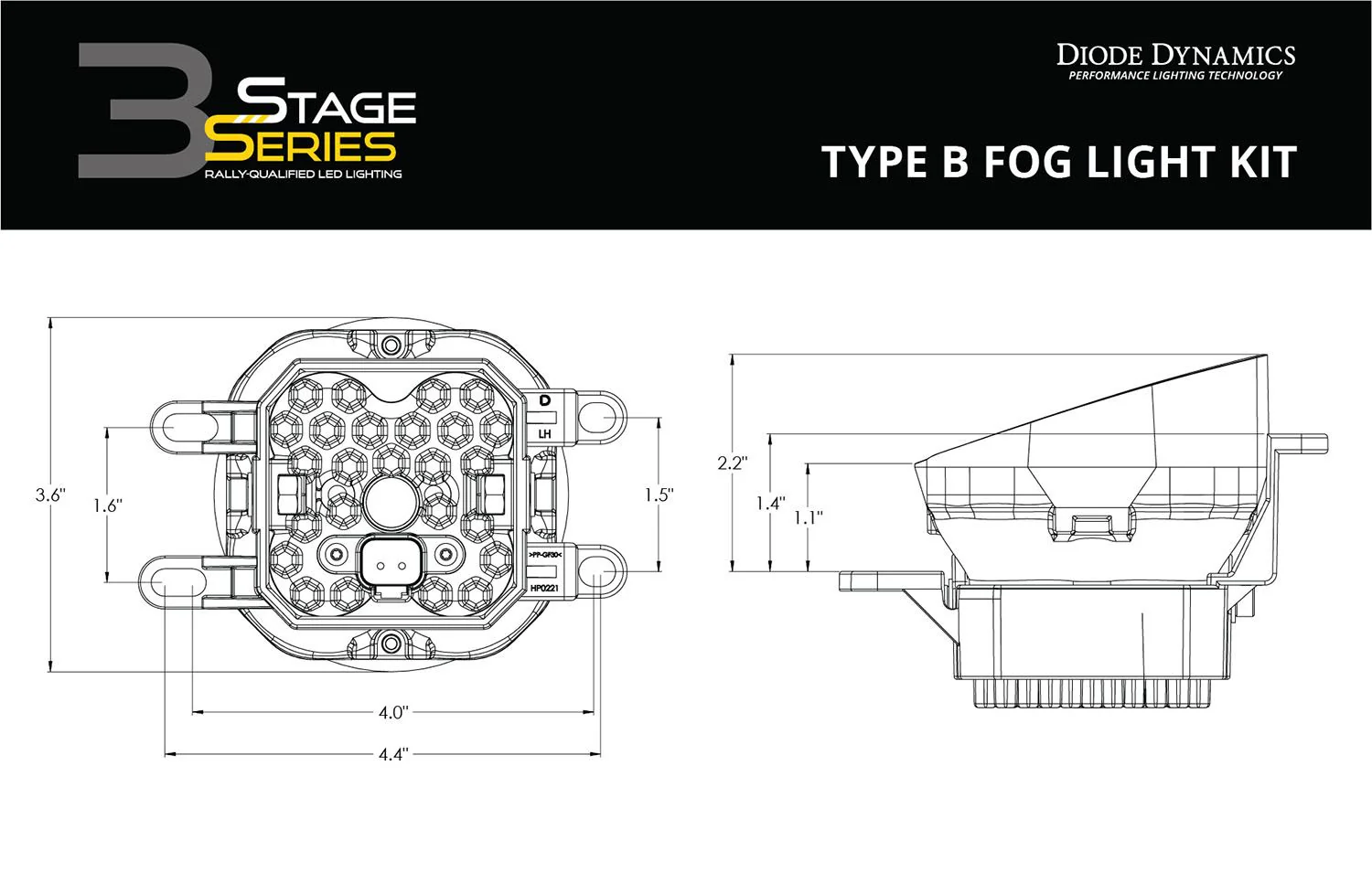 Diode Dynamics SS3 LED Fog Light Kit For Tundra (2014-2021) - Image 9