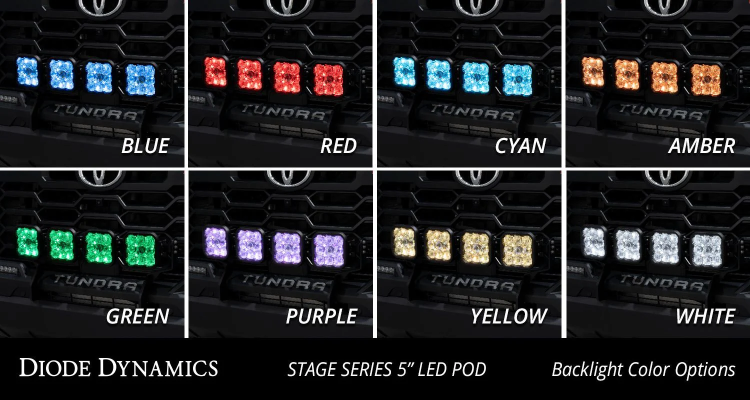 Diode Dynamics SS5 Grille CrossLink Lightbar Kit For Tundra (2022-Current) - Image 5