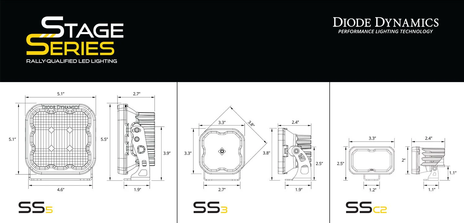 Diode Dynamics Stage Series Backlit Ditch Light Kit For Tundra (2022-Current) - Image 10