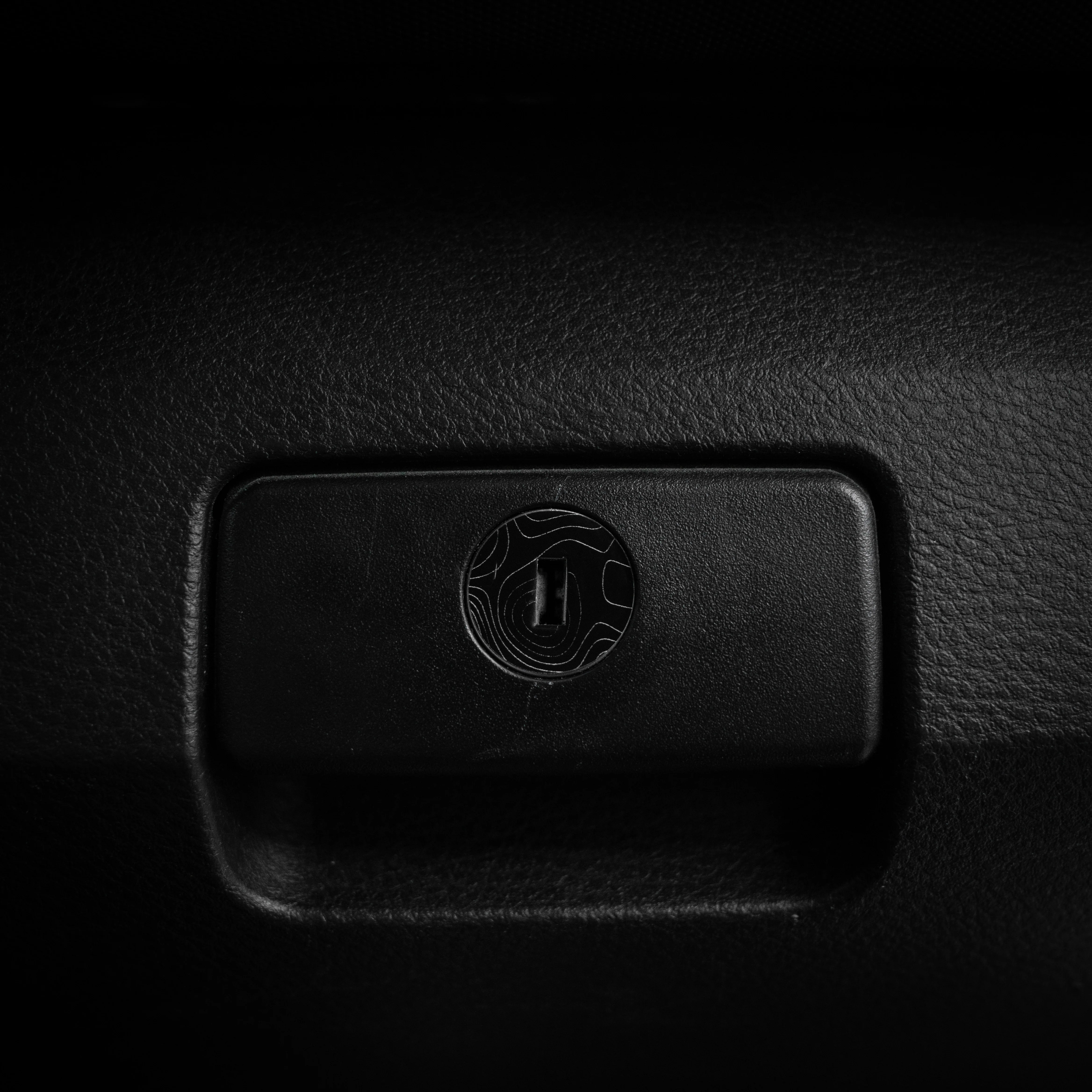Vinyl Garage Glove Box Keyhole Cover - Image 18