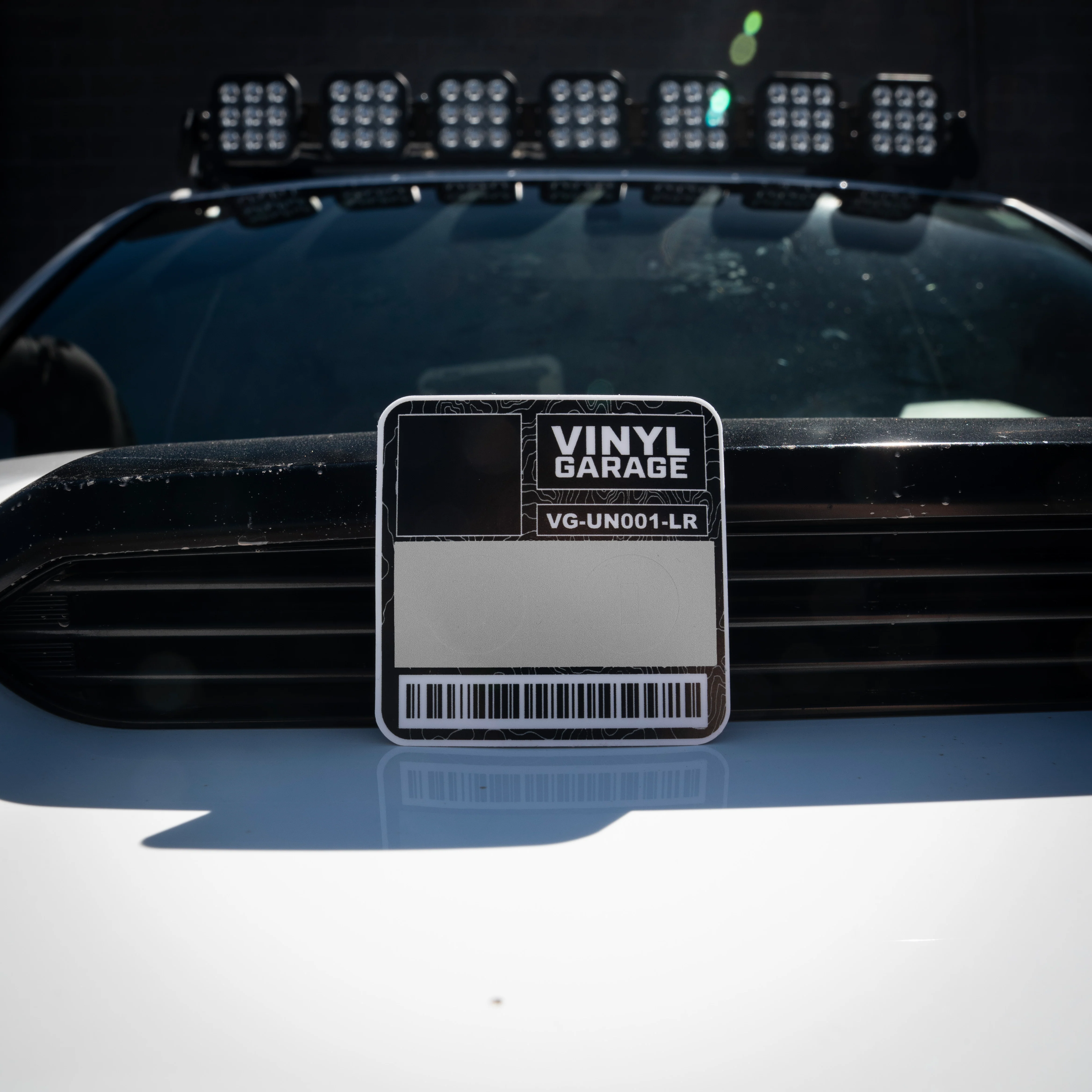 Vinyl Garage Glove Box Keyhole Cover - Image 6