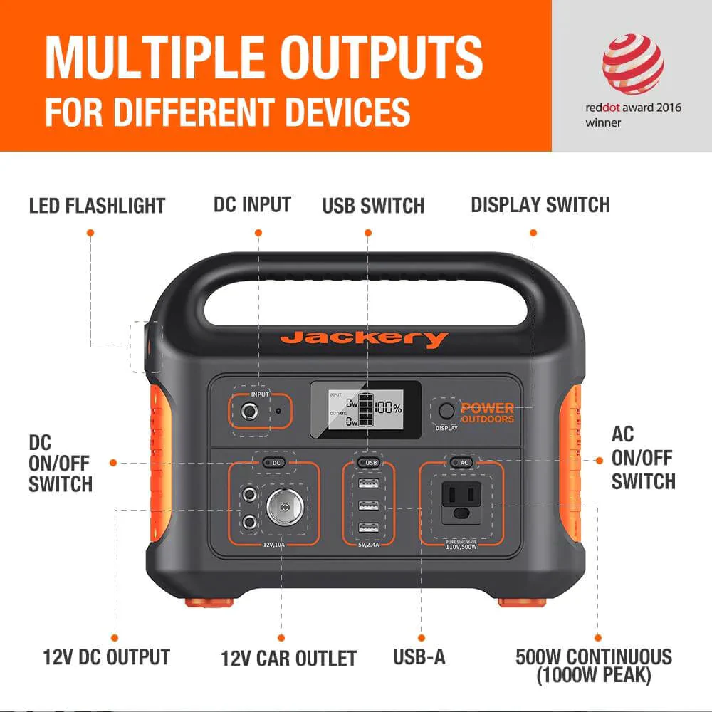 Jackery Explorer 550 Portable Power Station - Image 6
