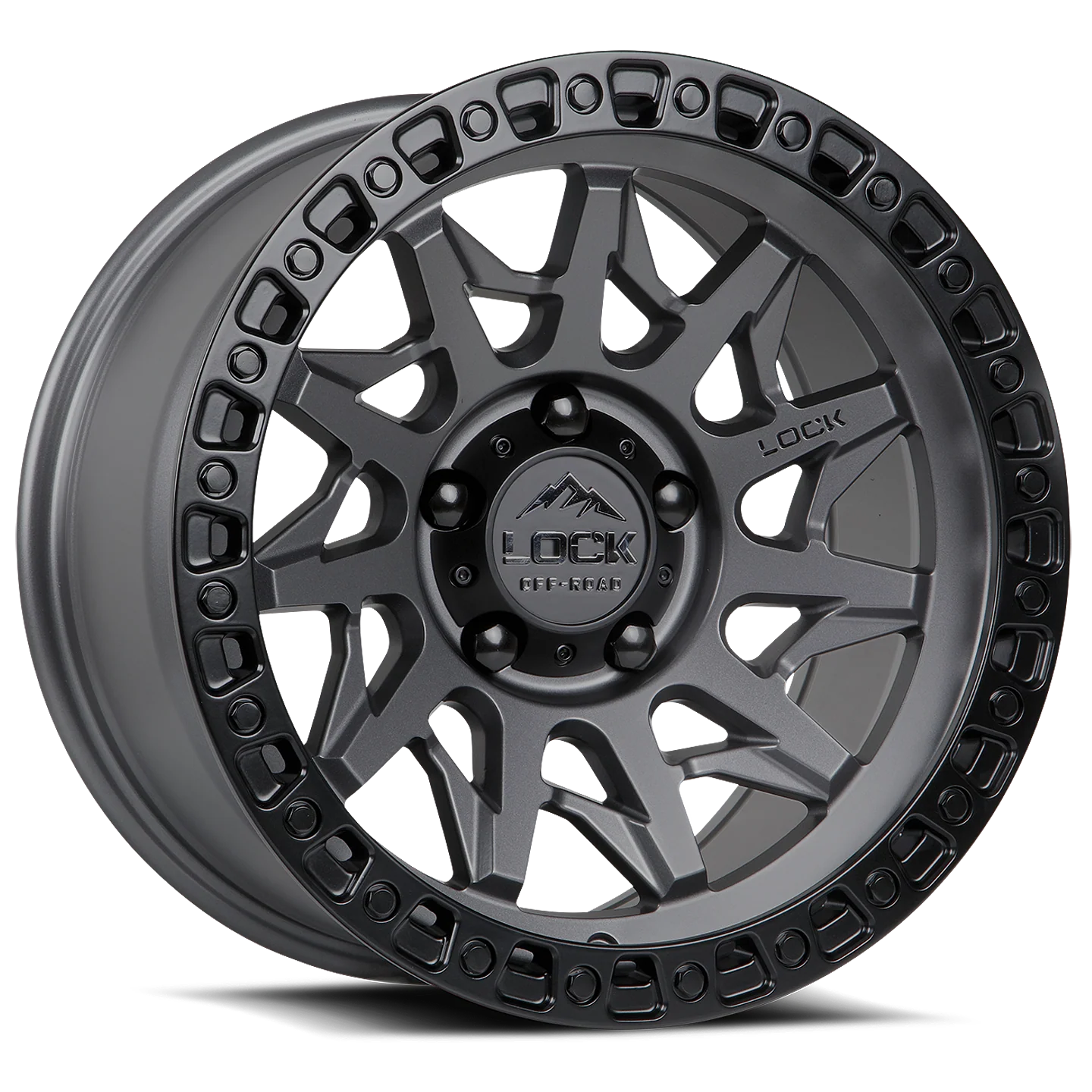 Lock Off-Road Wheels Lunatic Matte Grey