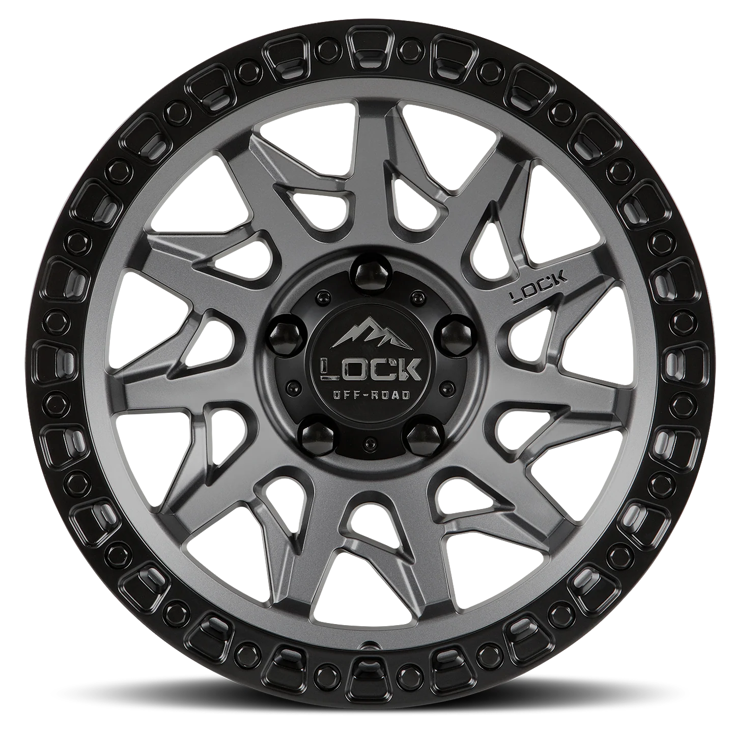 Lock Off-Road Wheels Lunatic Matte Grey - Image 2
