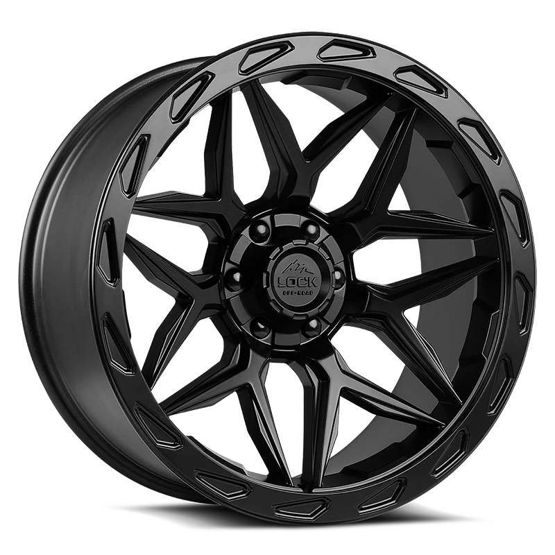 Lock Off-Road Wheels Matrix Matte Black