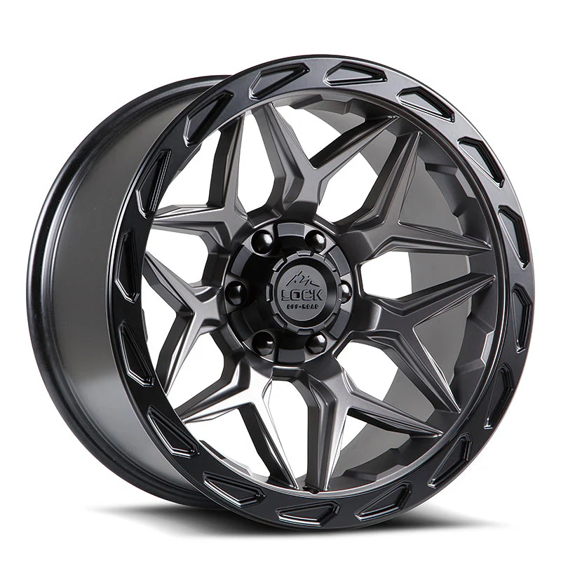 Lock Off-Road Wheels Matrix Matte Grey