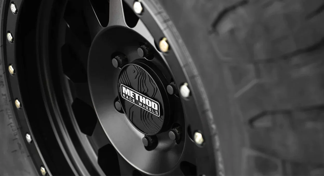Method Race Wheels Center Cap - Topo Snap-In Black - Image 3