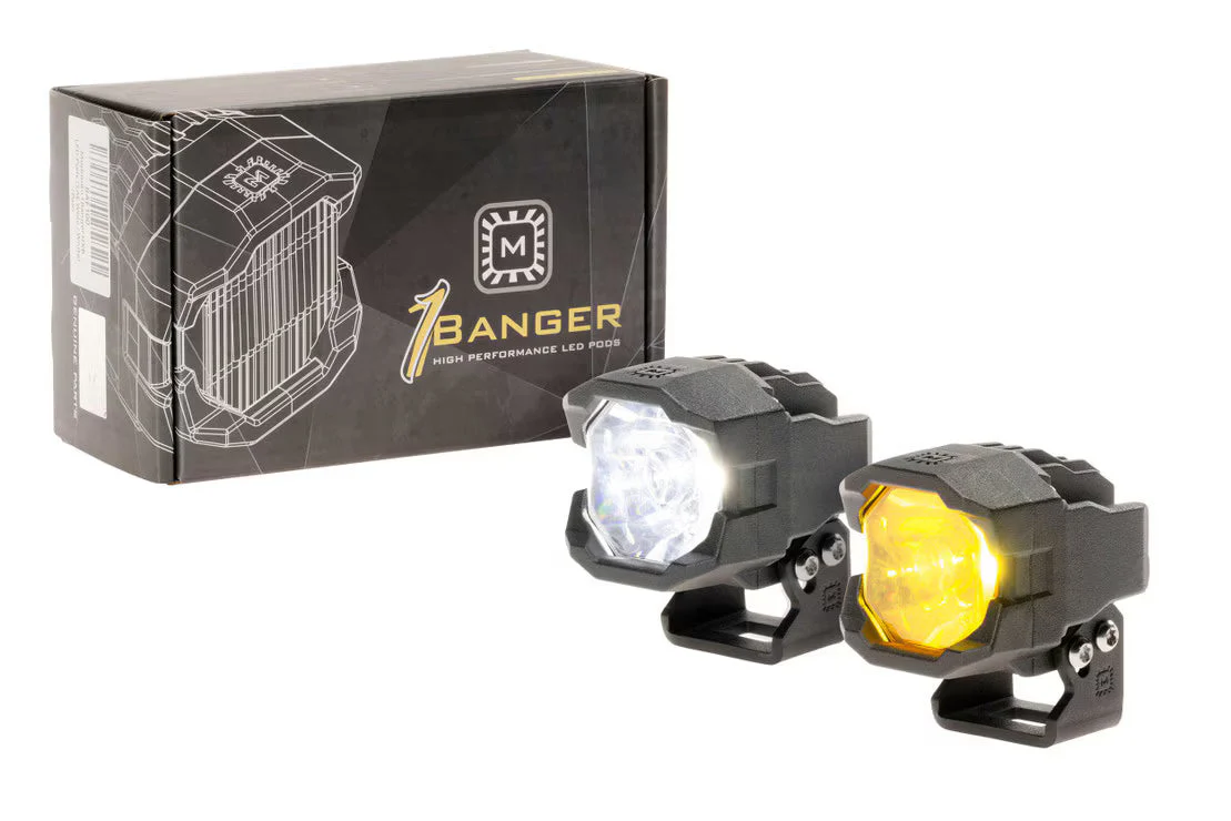 Morimoto 1 Banger LED Pods: HXB Spot Beam