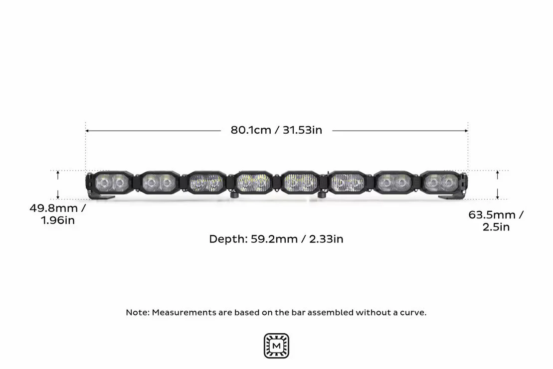 Morimoto 2 Banger Bar: 8 Pod / 31.5" - Image 8
