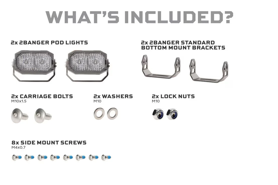 Morimoto 2 Banger LED Pods: NCS Spot Beam - Image 4