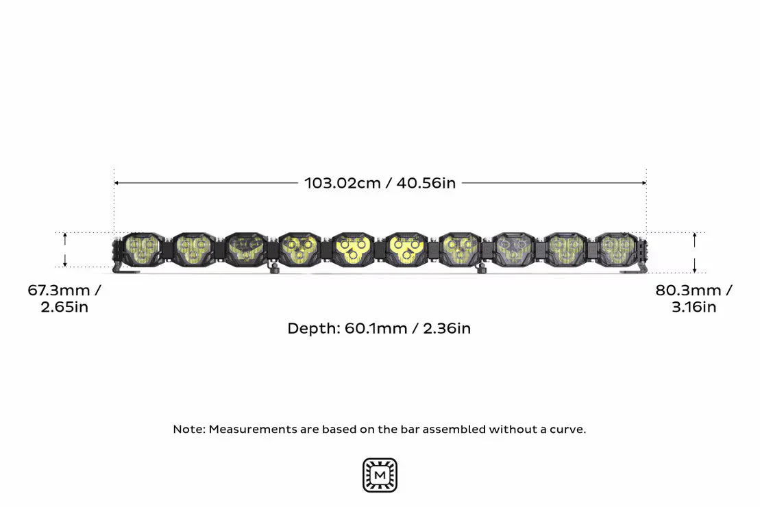 Morimoto 4 Banger Bar: 10 Pod / 40.5 " - Image 8