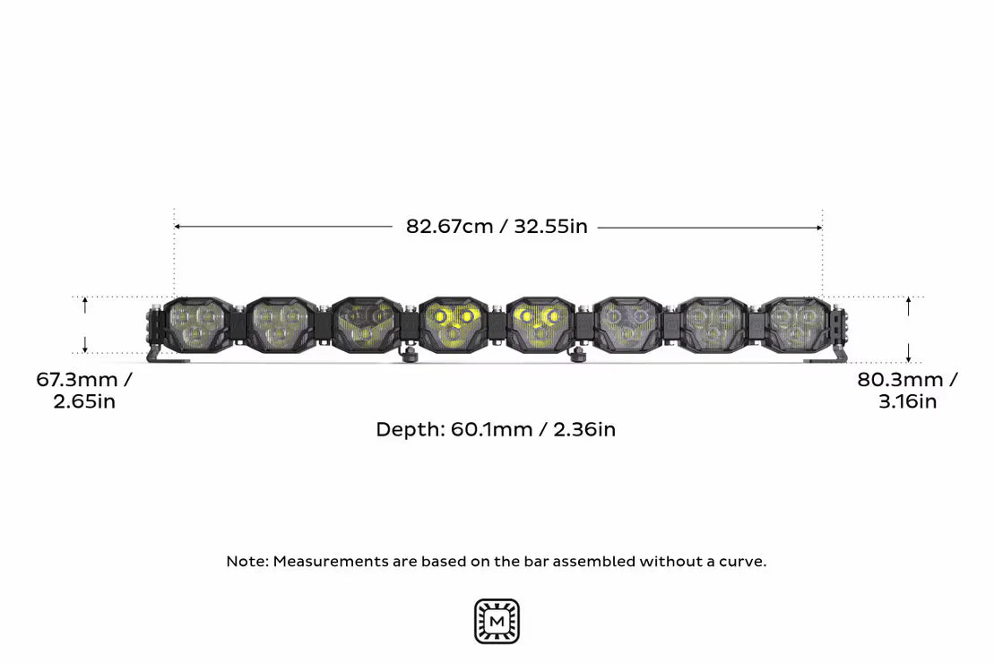 Morimoto 4 Banger Bar: 8 Pod / 32.5" - Image 6