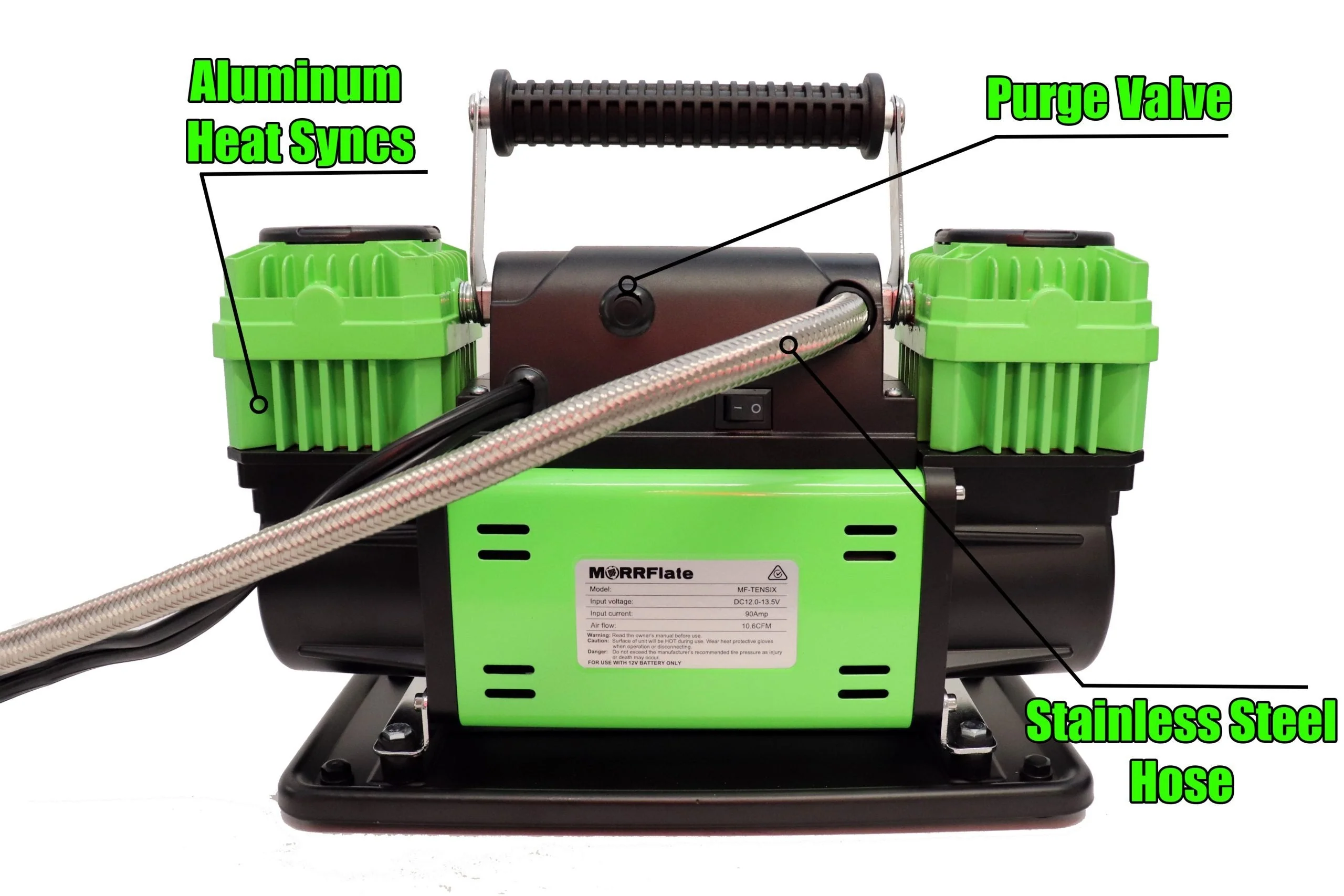 MORRFlate TenSix Portable 12V Offroad Air Compressor - Image 3