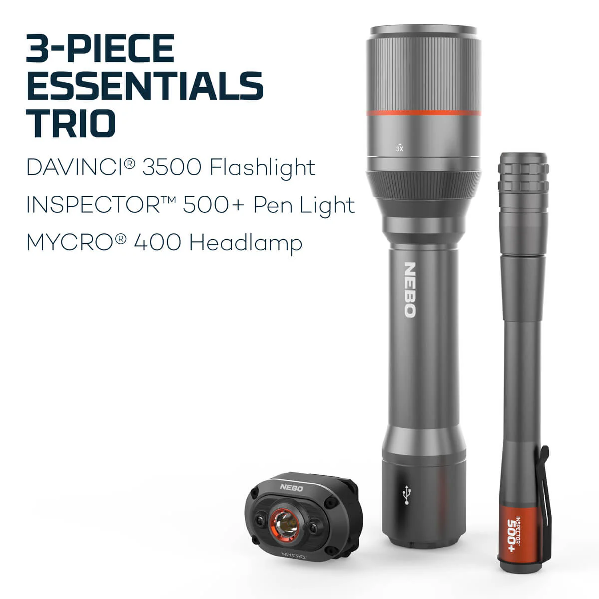 Nebo 3-Piece Essentials Kit - Image 7