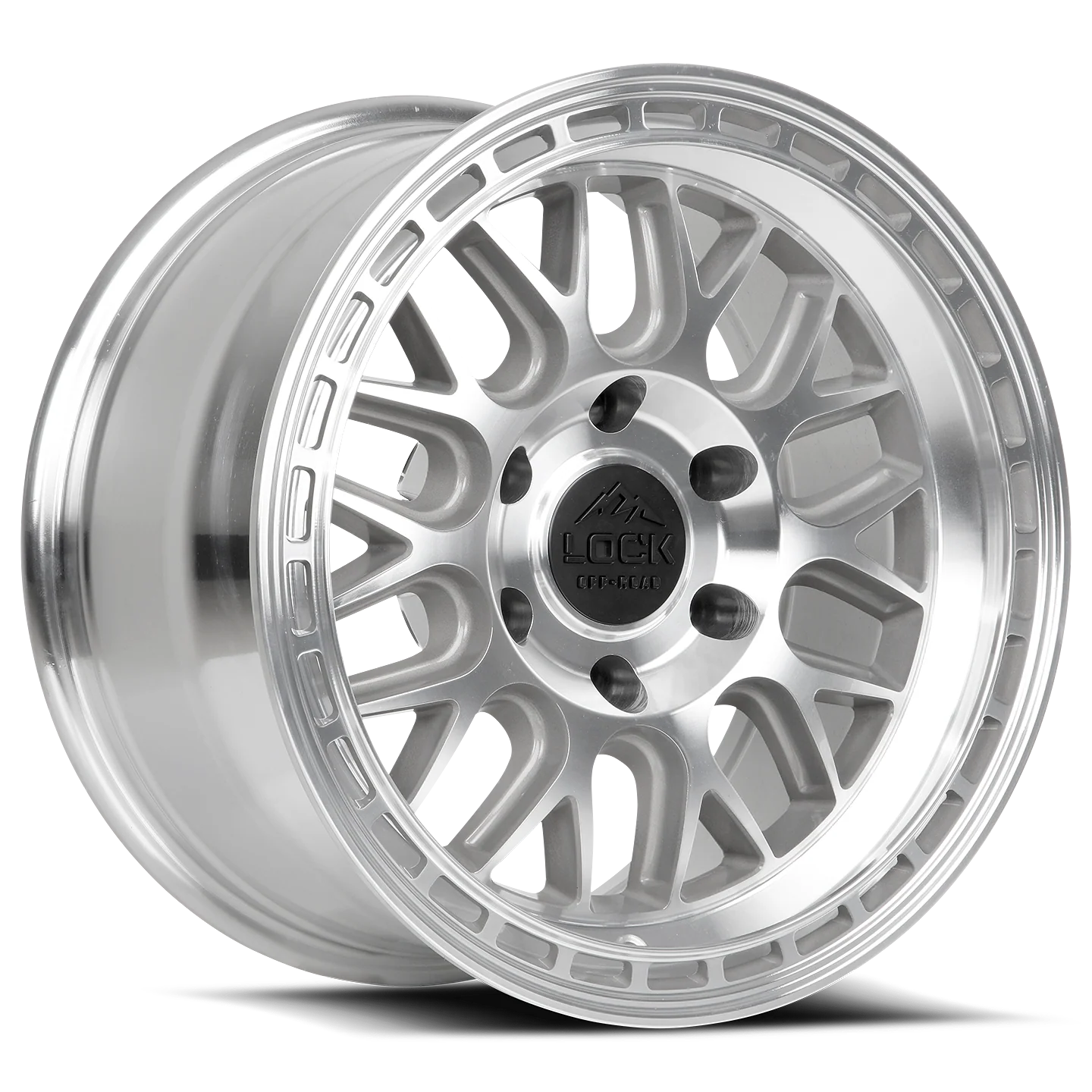 Lock Off-Road Wheels Onyx Machine Face Polish