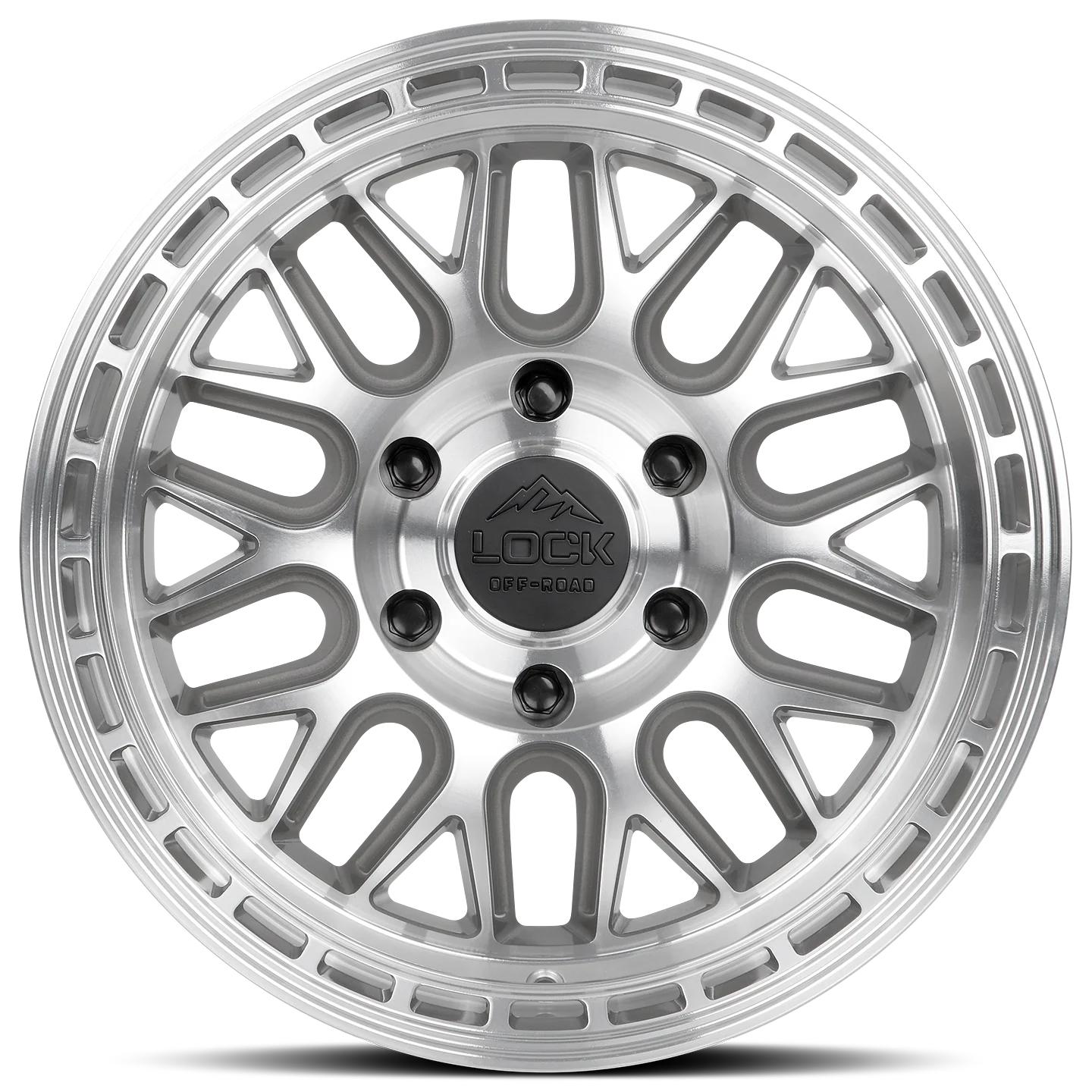 Lock Off-Road Wheels Onyx Machine Face Polish - Image 2