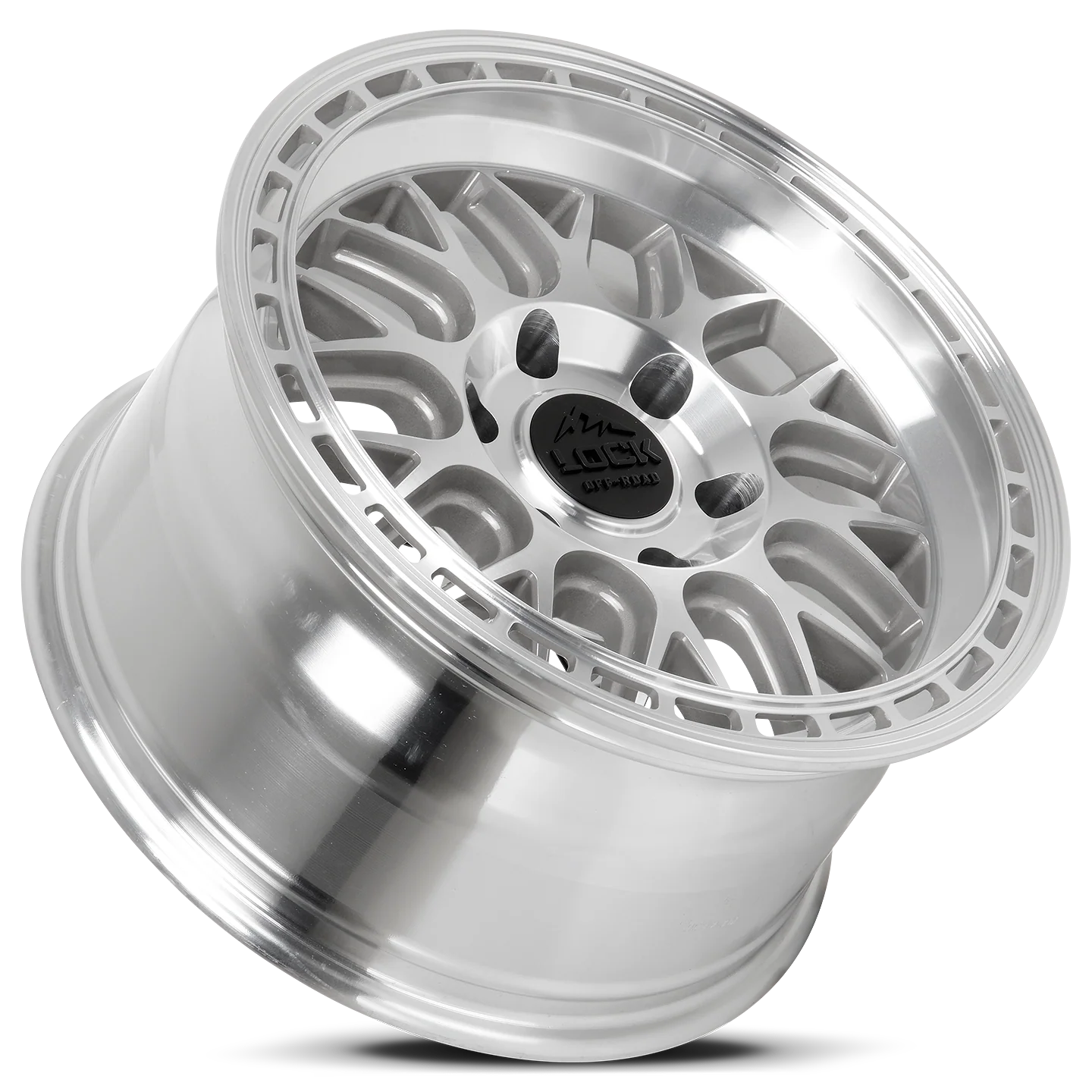Lock Off-Road Wheels Onyx Machine Face Polish - Image 3