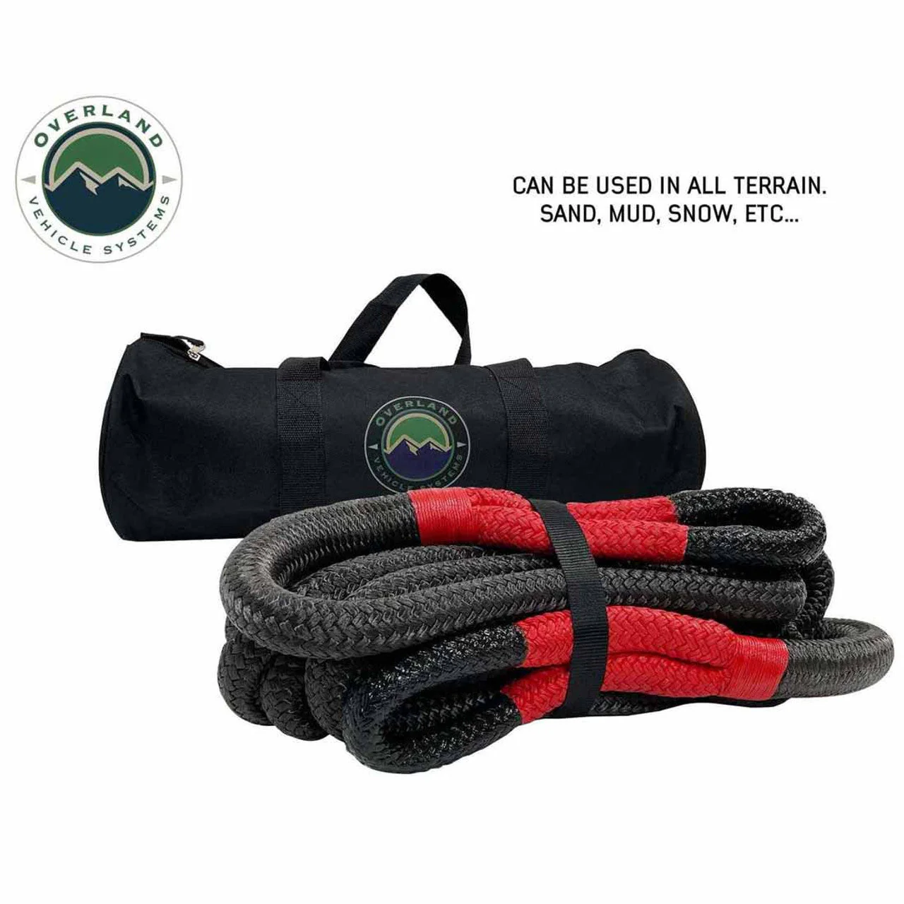 Overland Vehicle Systems Brute Kinetic Recovery Rope w/ Storage Bag - Image 6