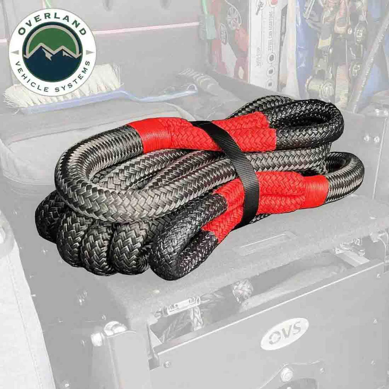 Overland Vehicle Systems Brute Kinetic Recovery Rope w/ Storage Bag - Image 7