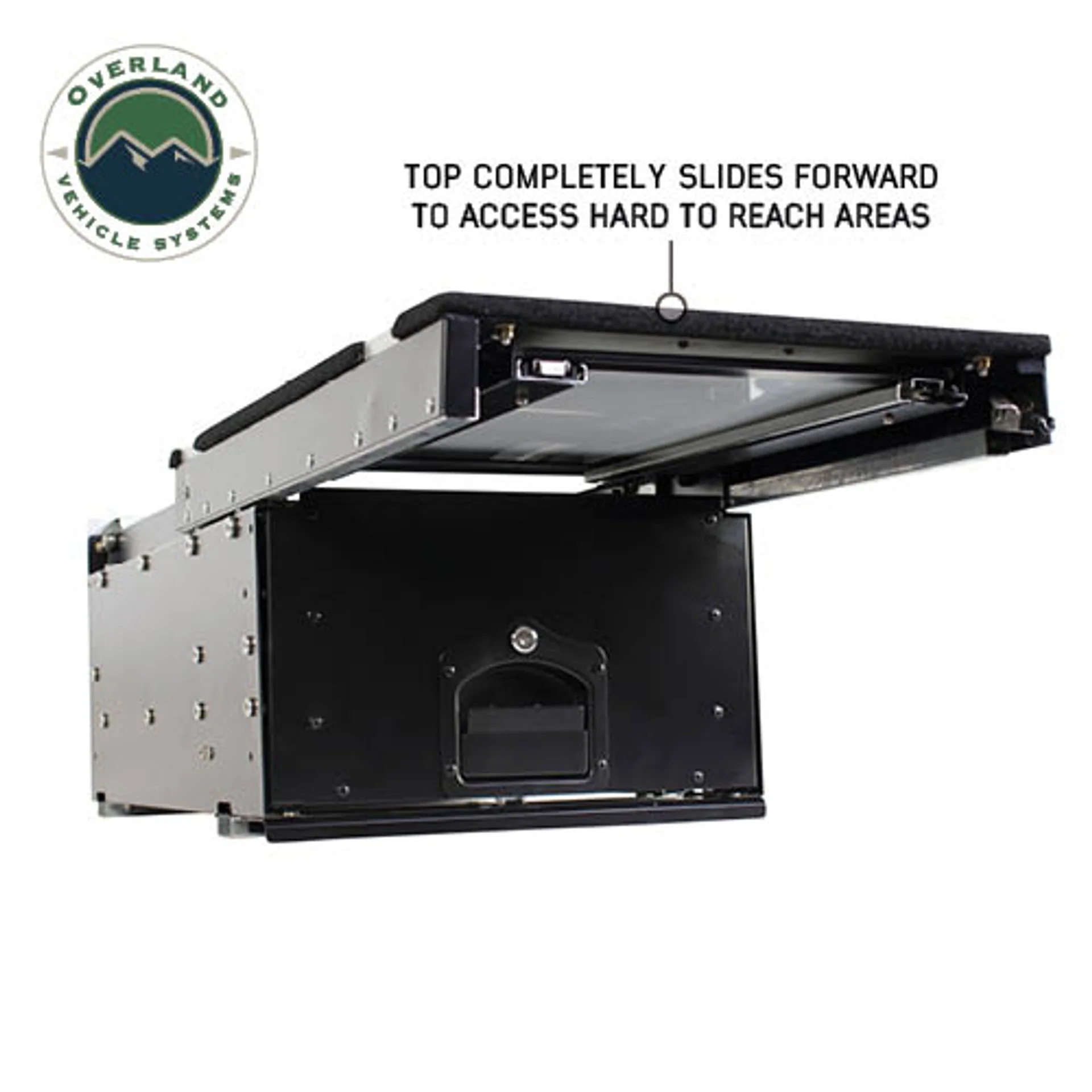Overland Vehicle Systems Cargo Box W/Slide Out Drawer & Working Station - Image 3