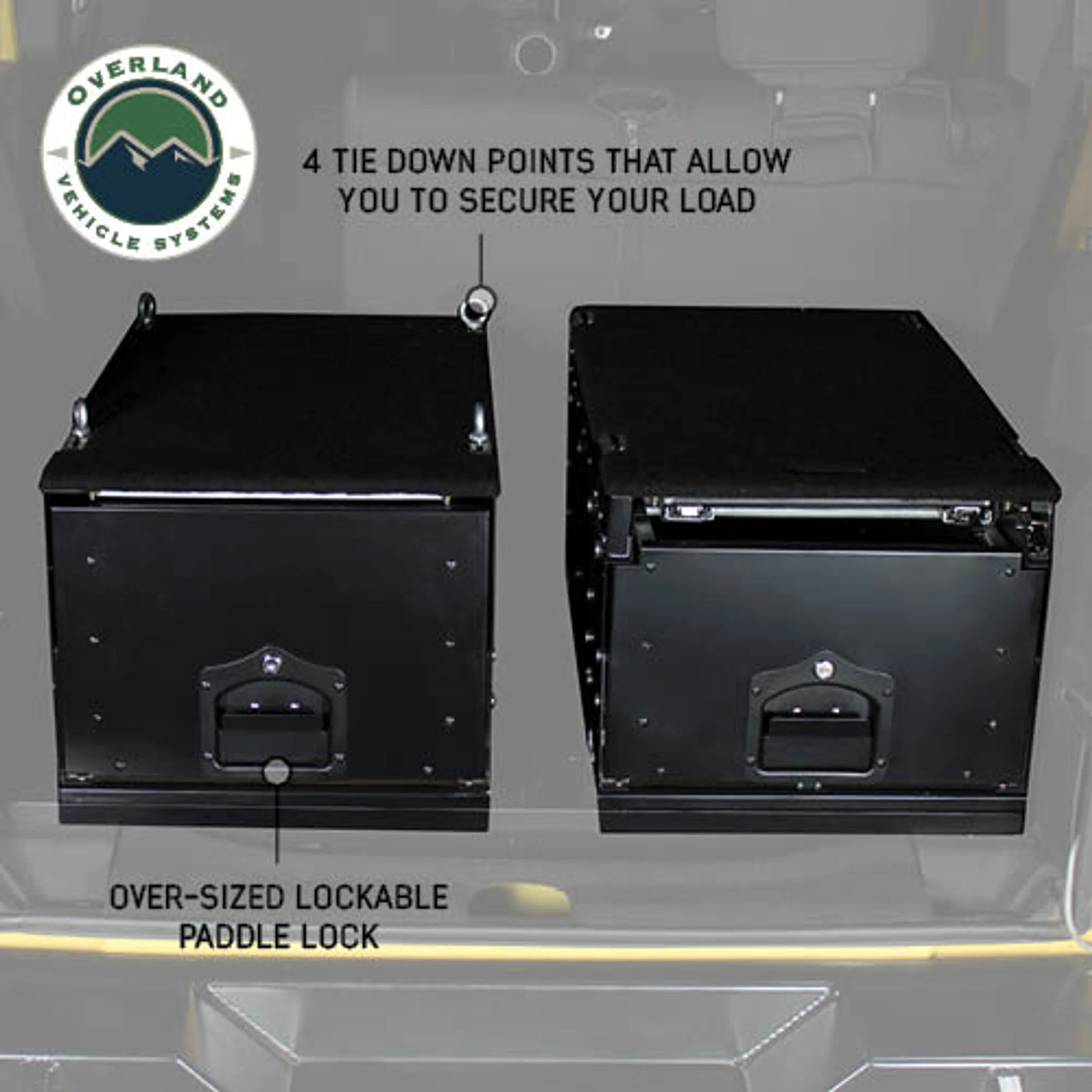 Overland Vehicle Systems Cargo Box W/Slide Out Drawer & Working Station - Image 8
